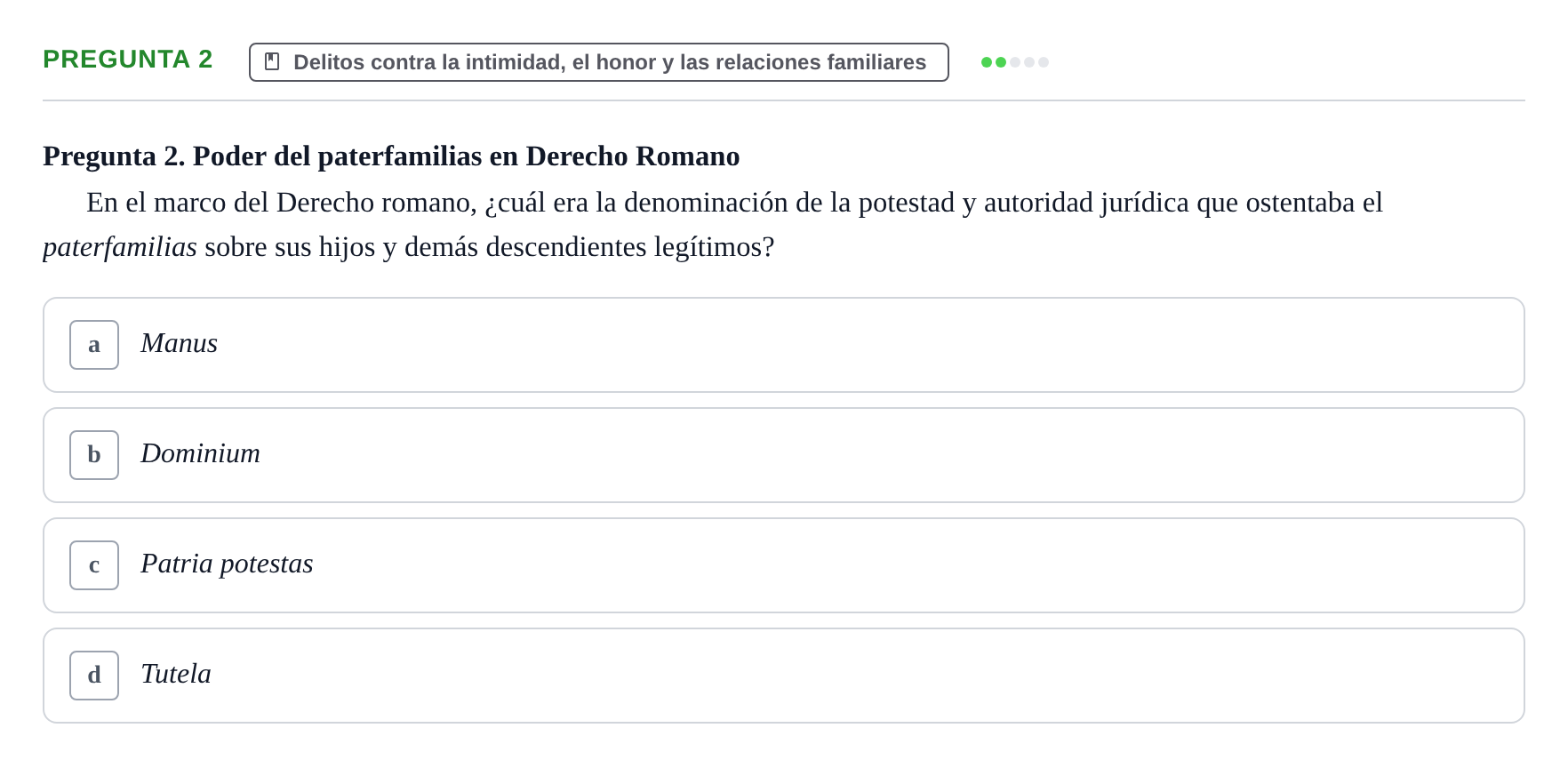 Enunciado: Pregunta 2