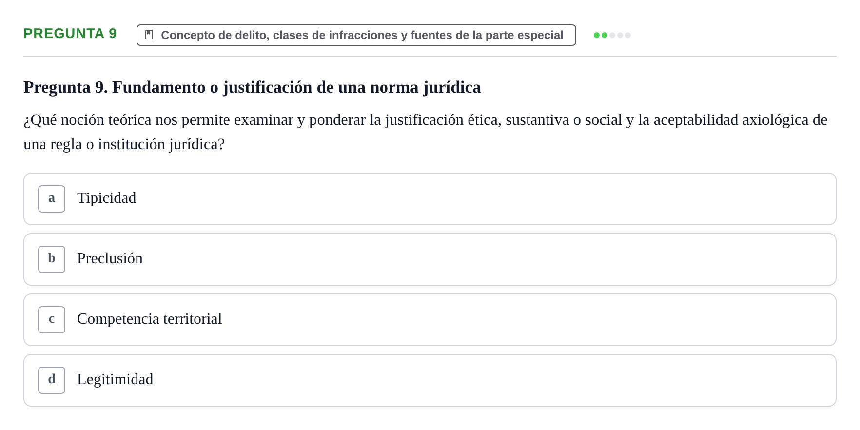 Enunciado: Pregunta 9