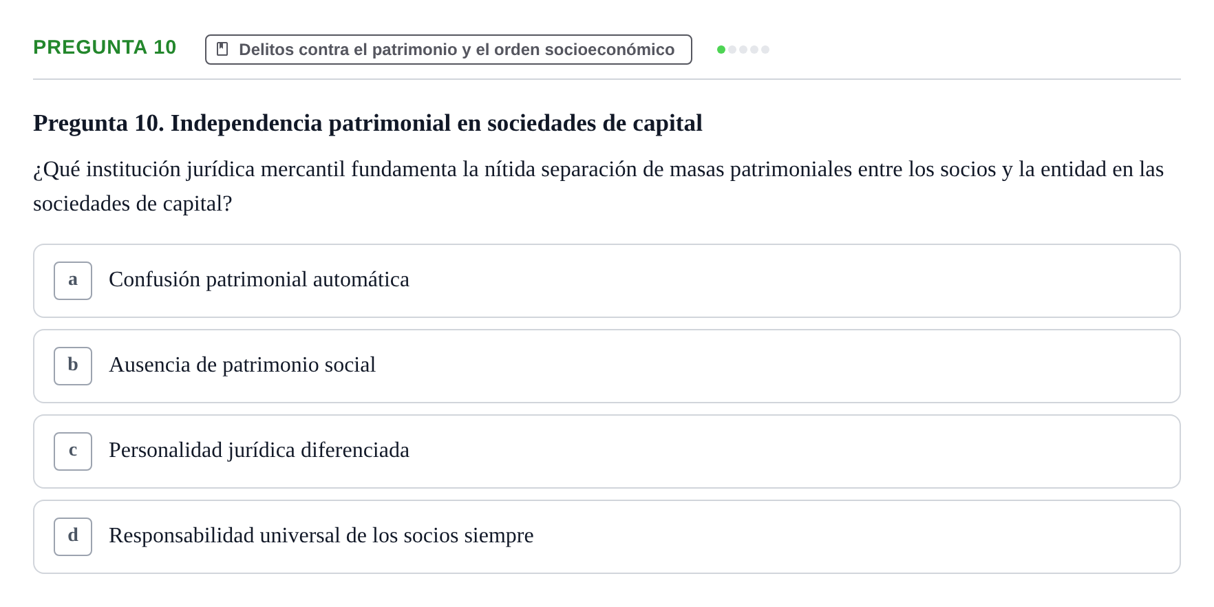 Enunciado: Pregunta 10