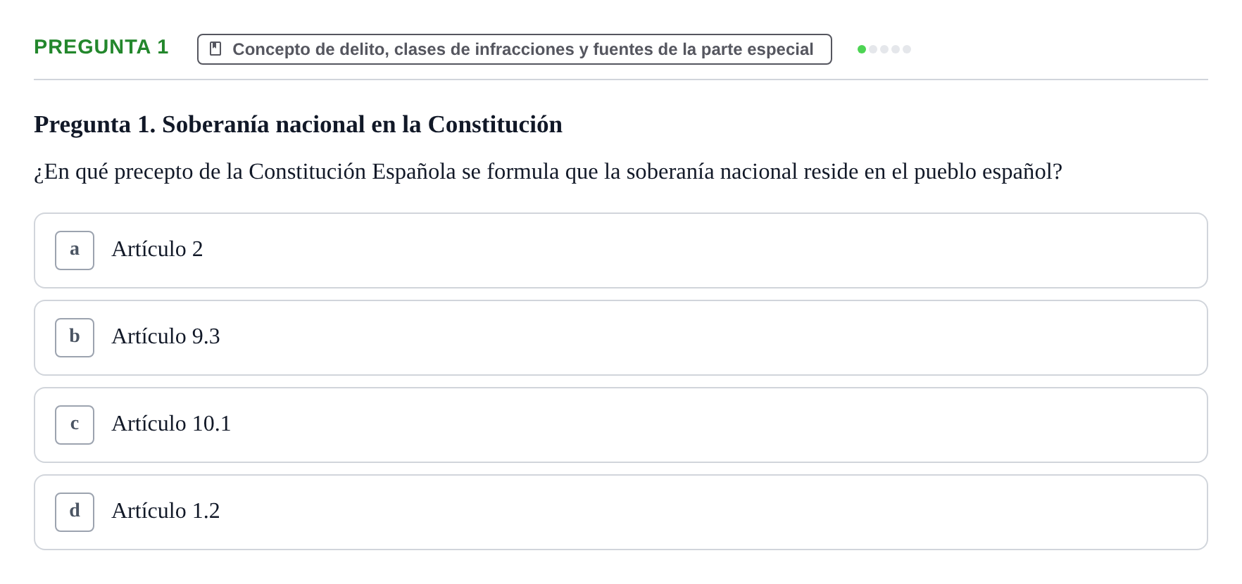 Enunciado: Pregunta 1