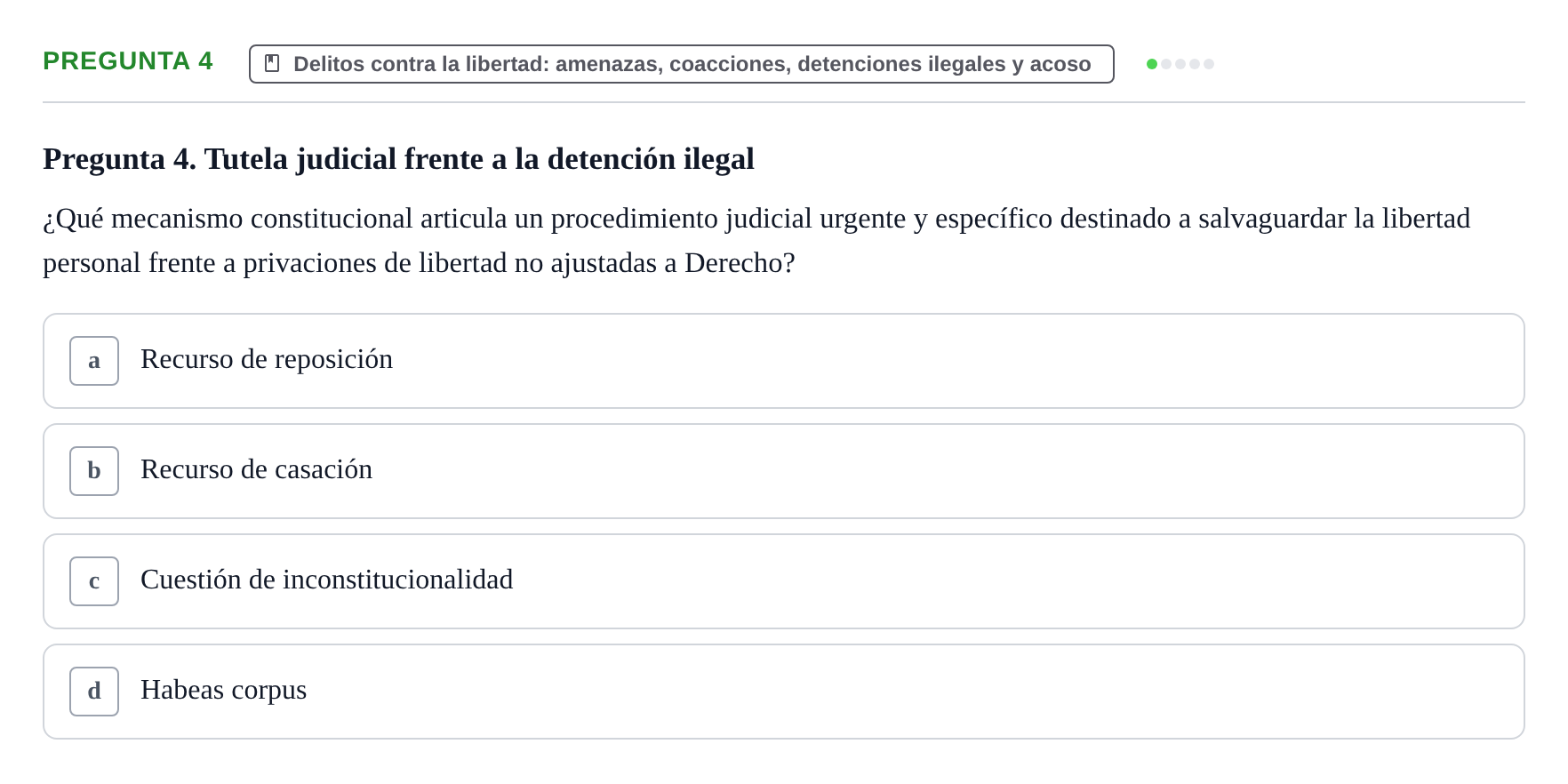 Enunciado: Pregunta 4