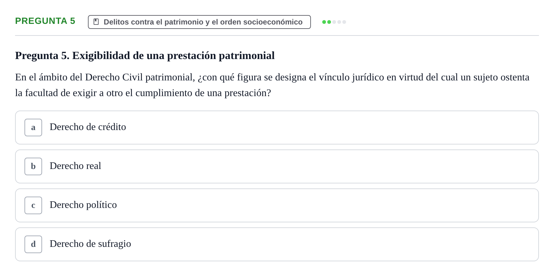 Enunciado: Pregunta 5