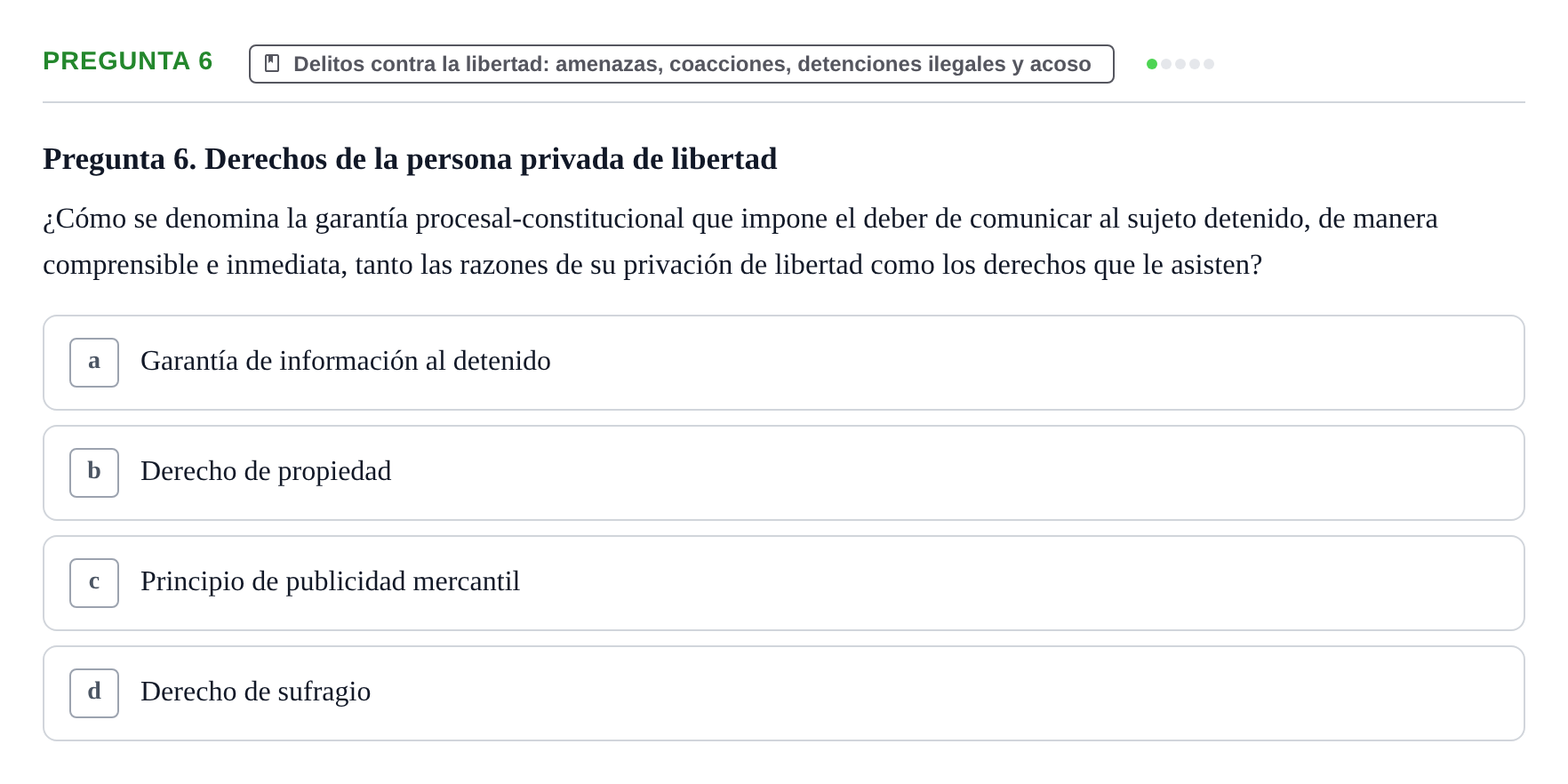 Enunciado: Pregunta 6