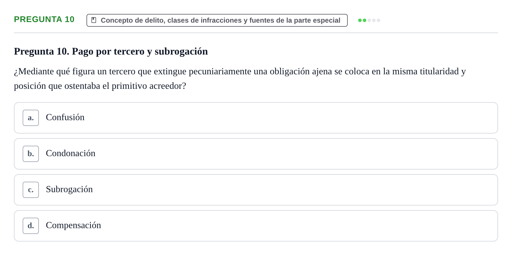Enunciado: Pregunta 10