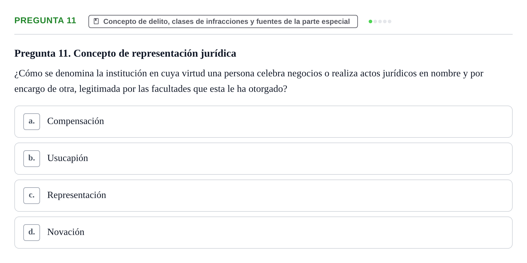Enunciado: Pregunta 11