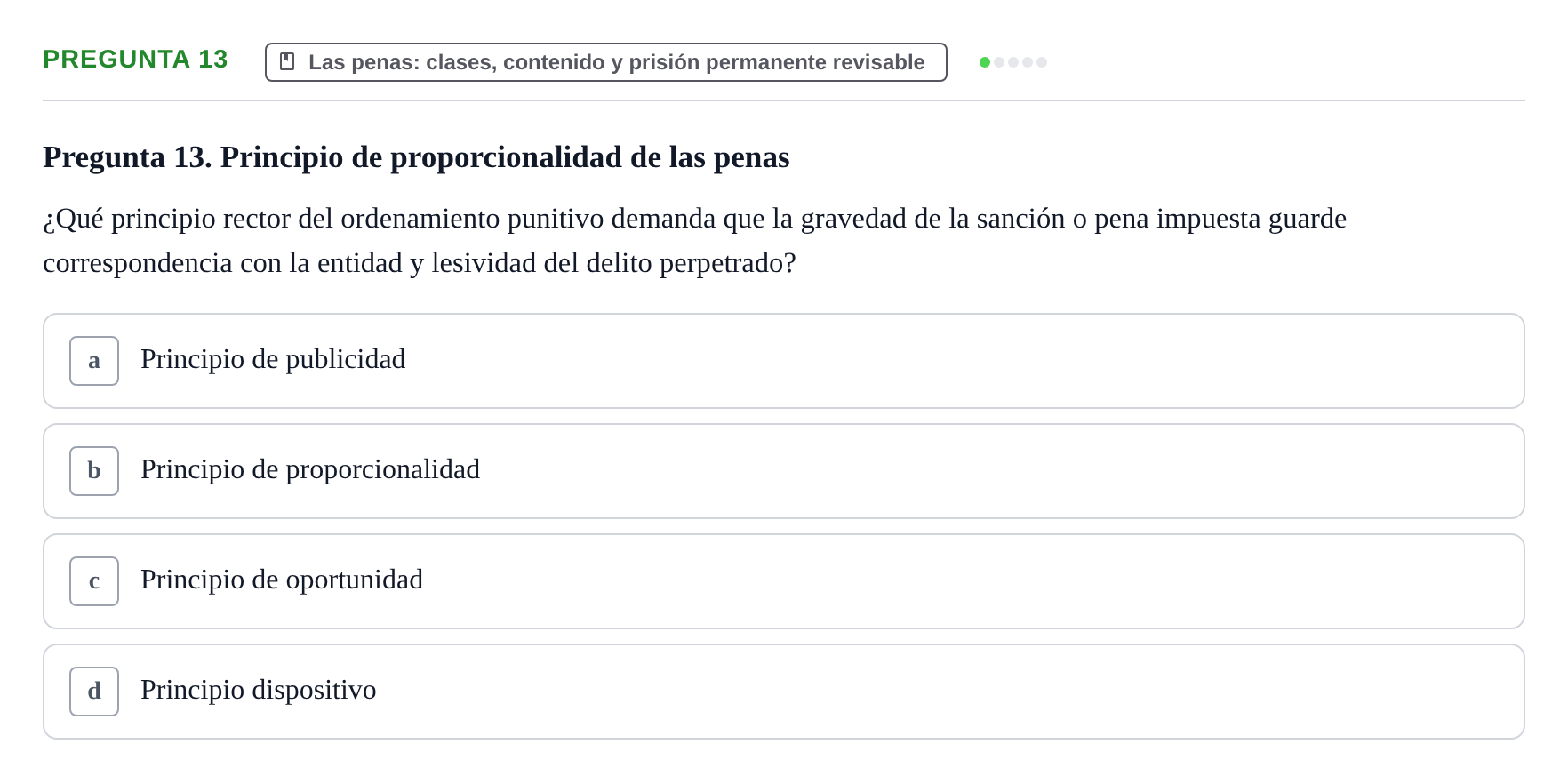 Enunciado: Pregunta 13