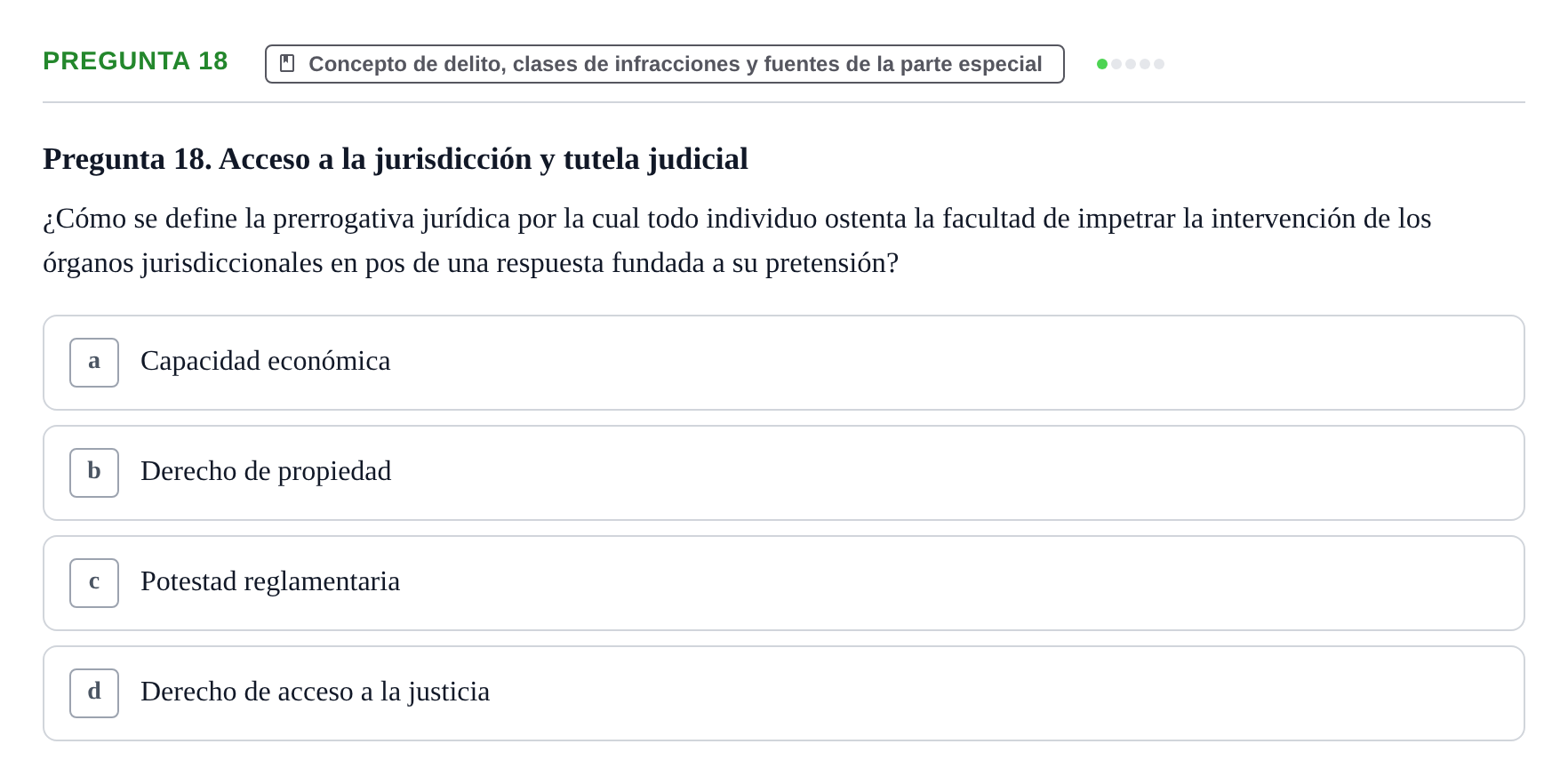 Enunciado: Pregunta 18