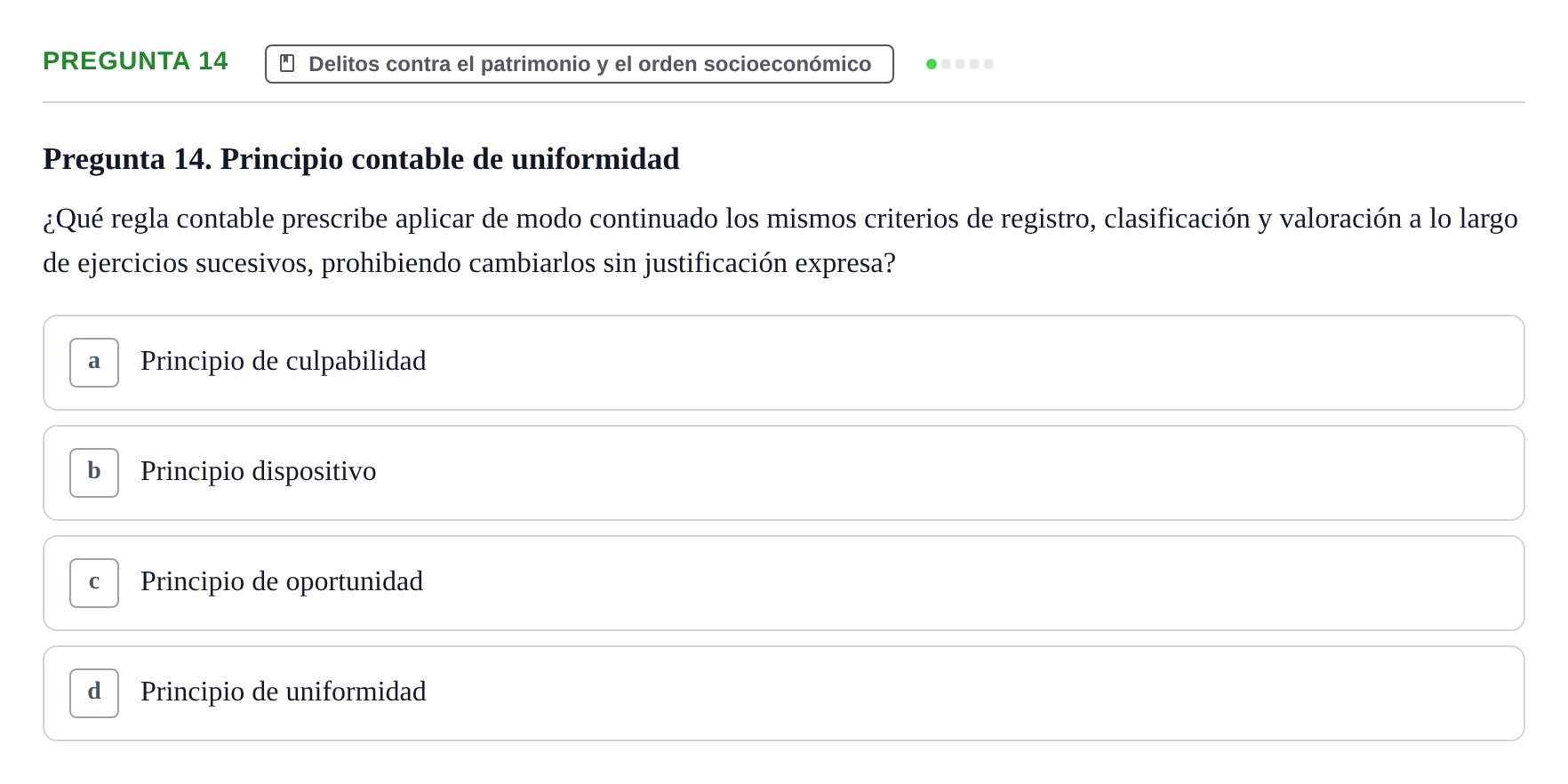 Enunciado: Pregunta 14