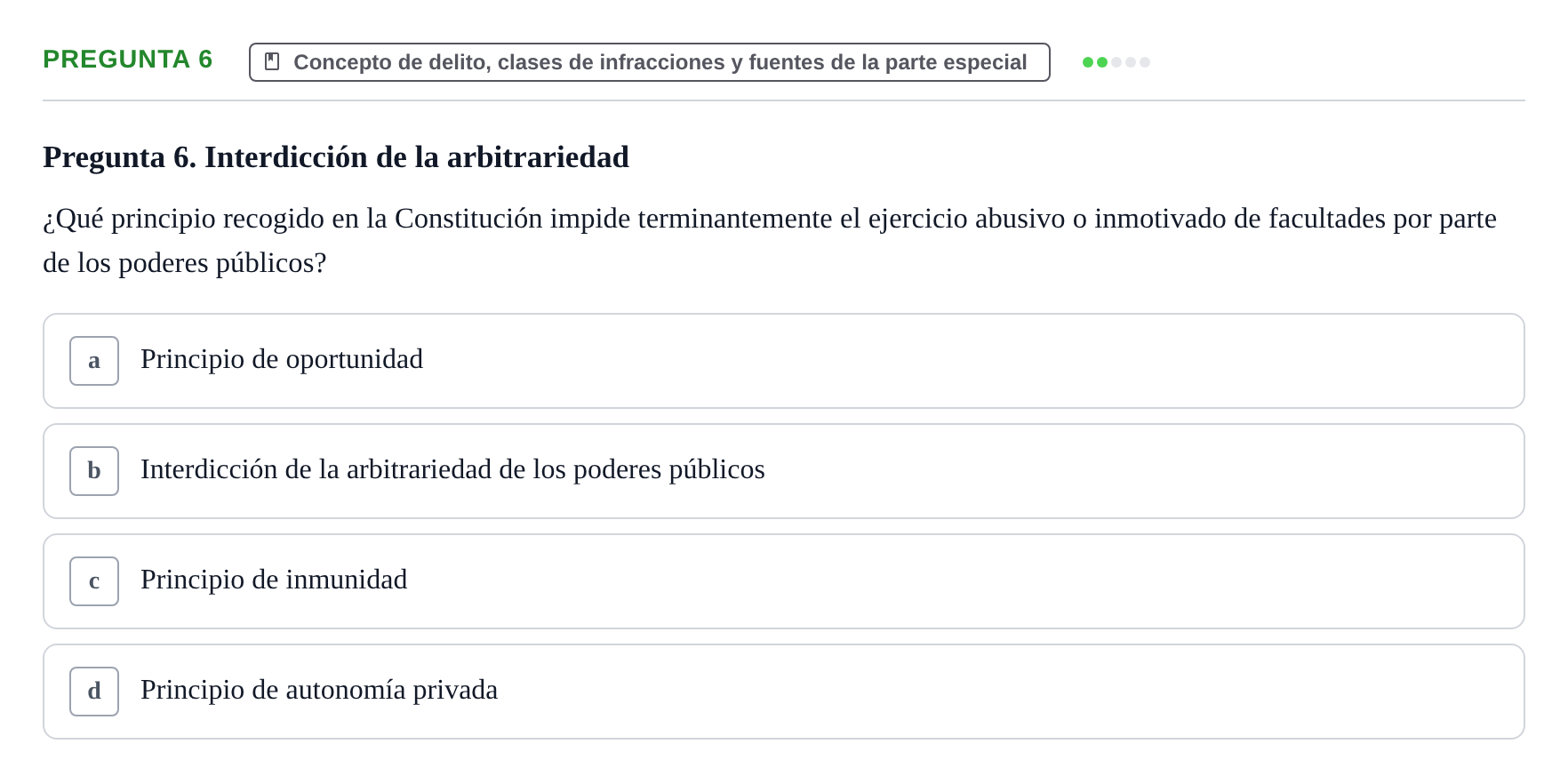 Enunciado: Pregunta 6