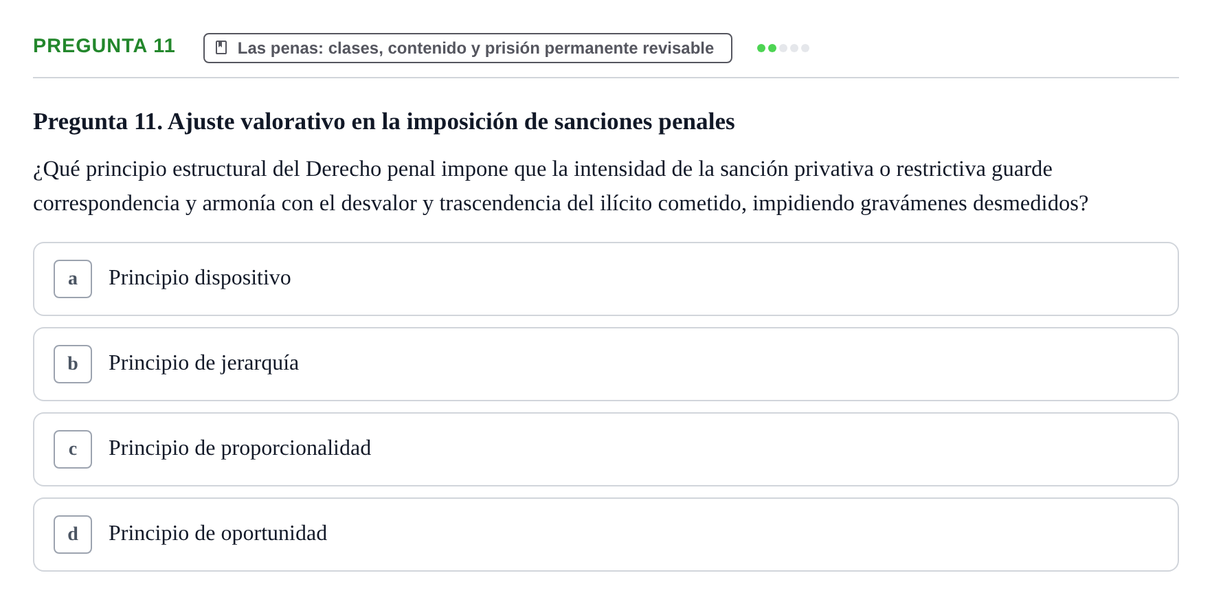 Enunciado: Pregunta 11
