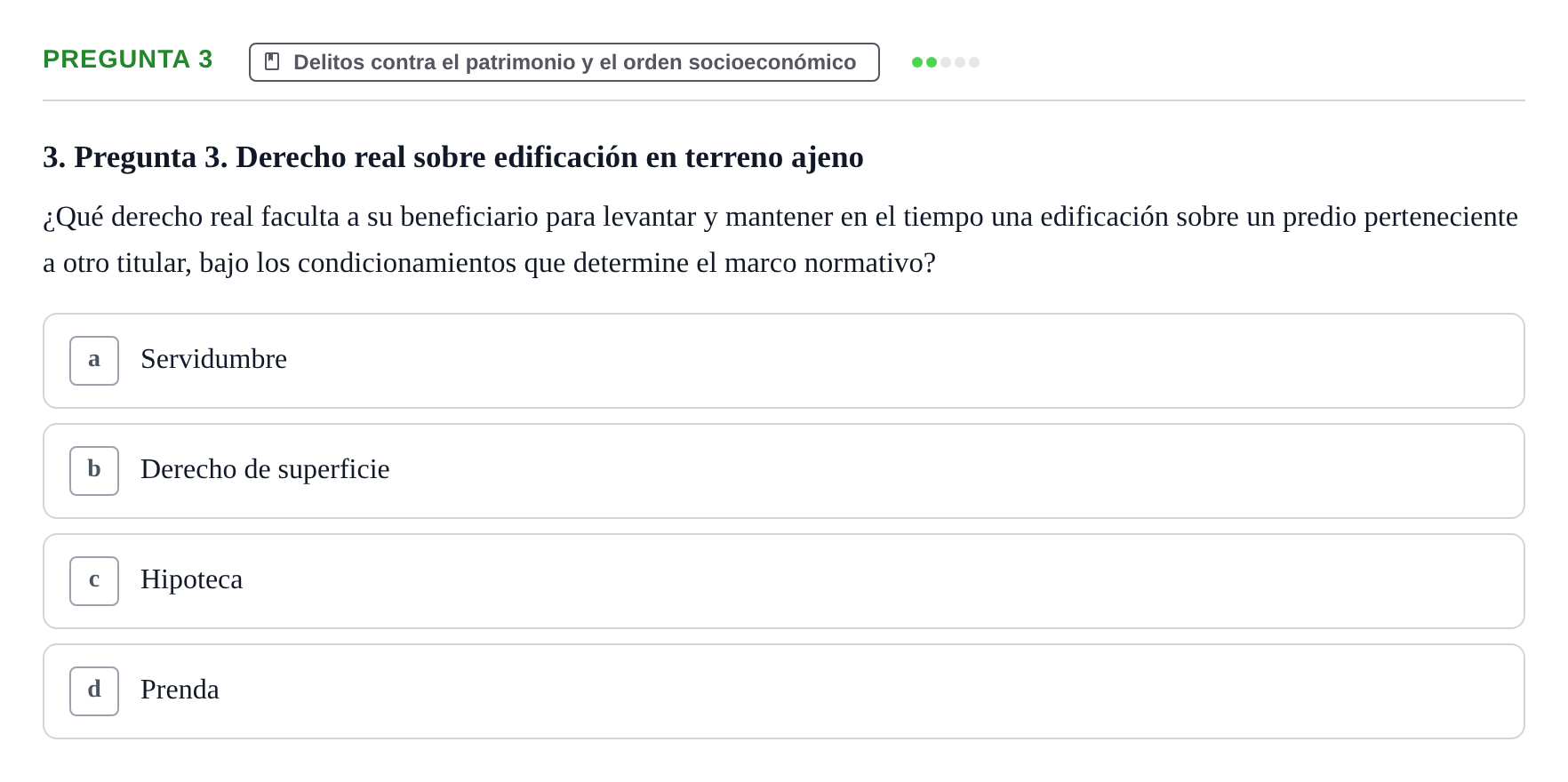 Enunciado: Pregunta 3