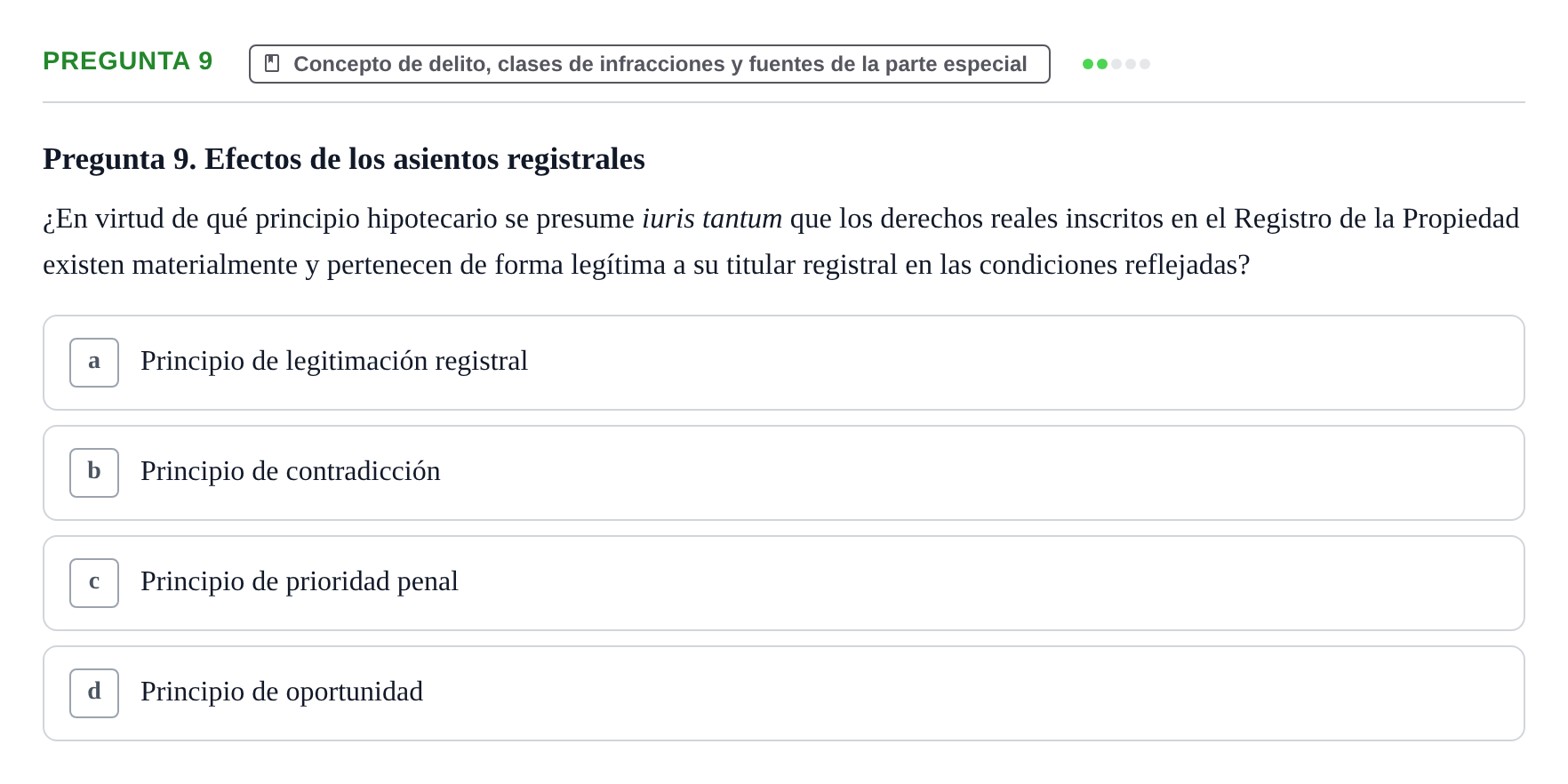 Enunciado: Pregunta 9