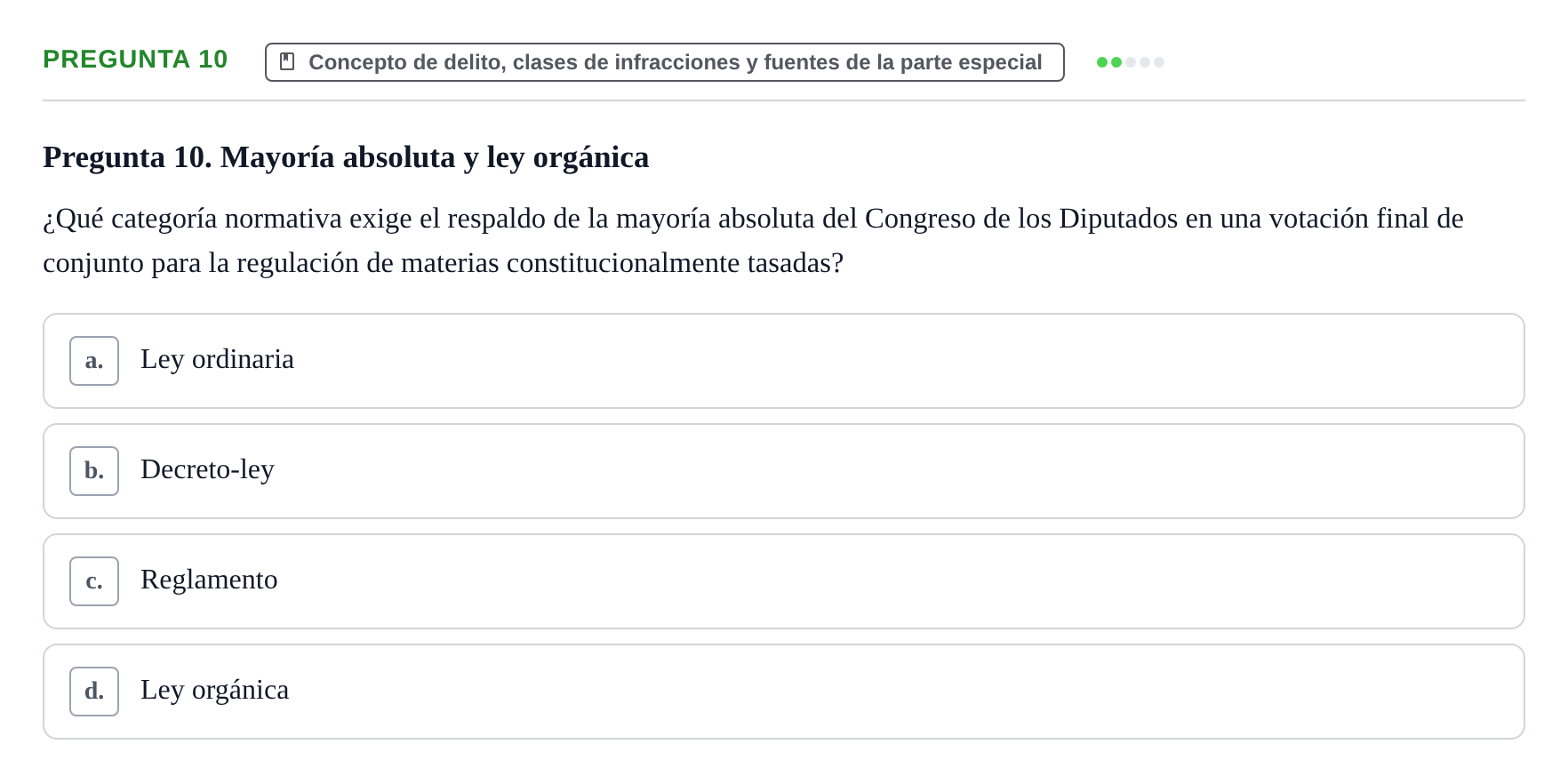 Enunciado: Pregunta 10