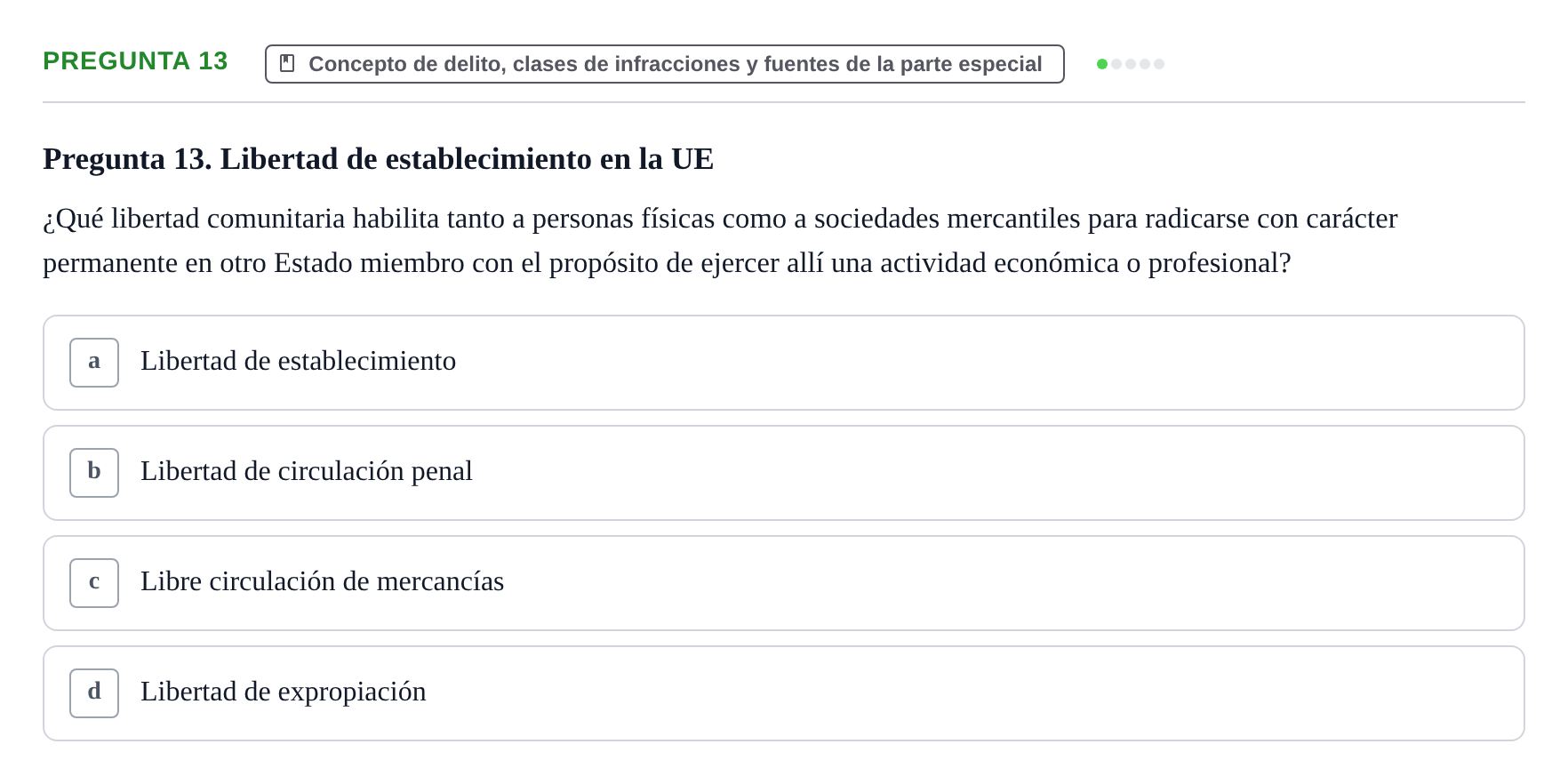 Enunciado: Pregunta 13