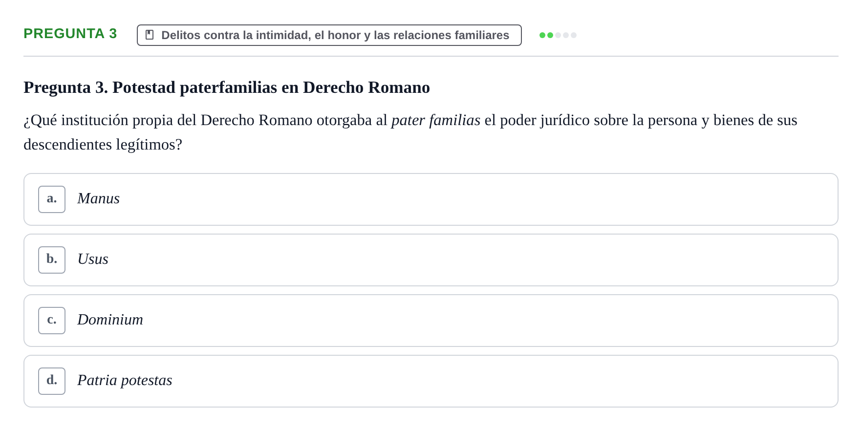 Enunciado: Pregunta 3