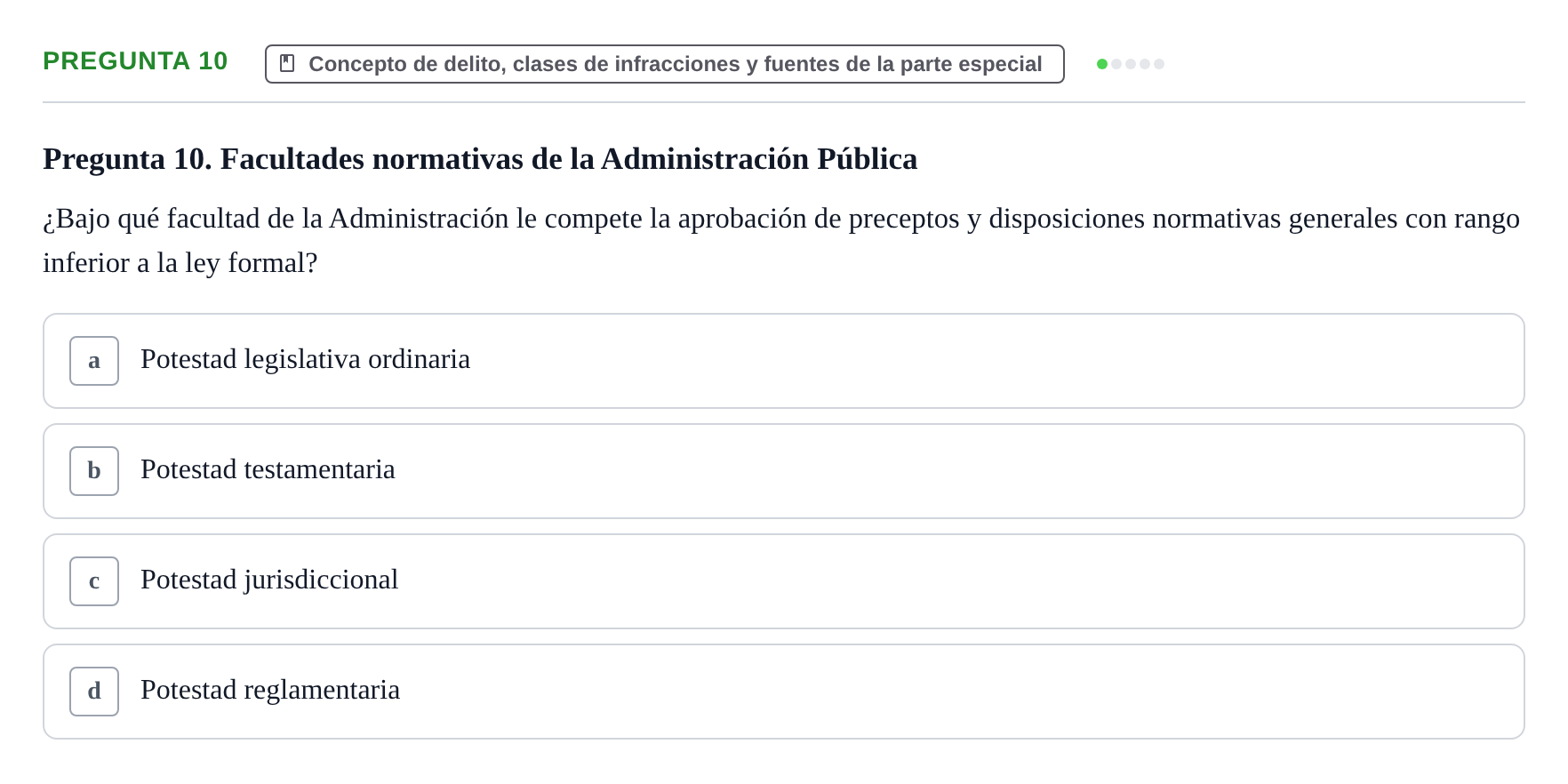 Enunciado: Pregunta 10