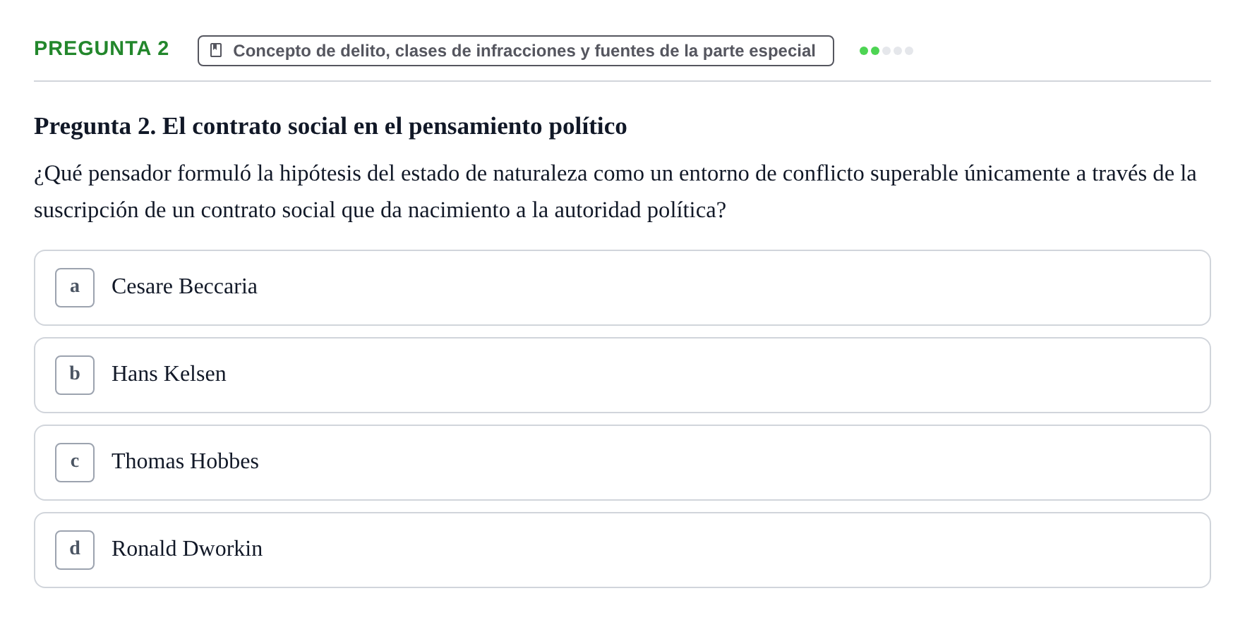 Enunciado: Pregunta 2