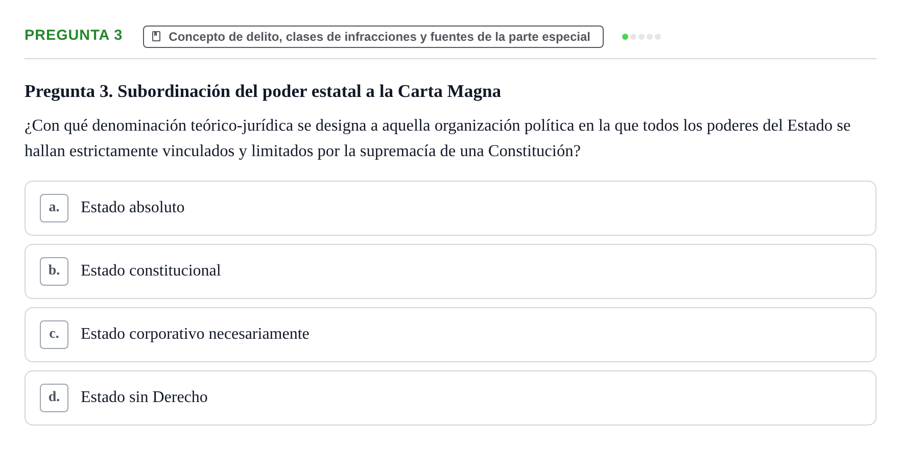 Enunciado: Pregunta 3
