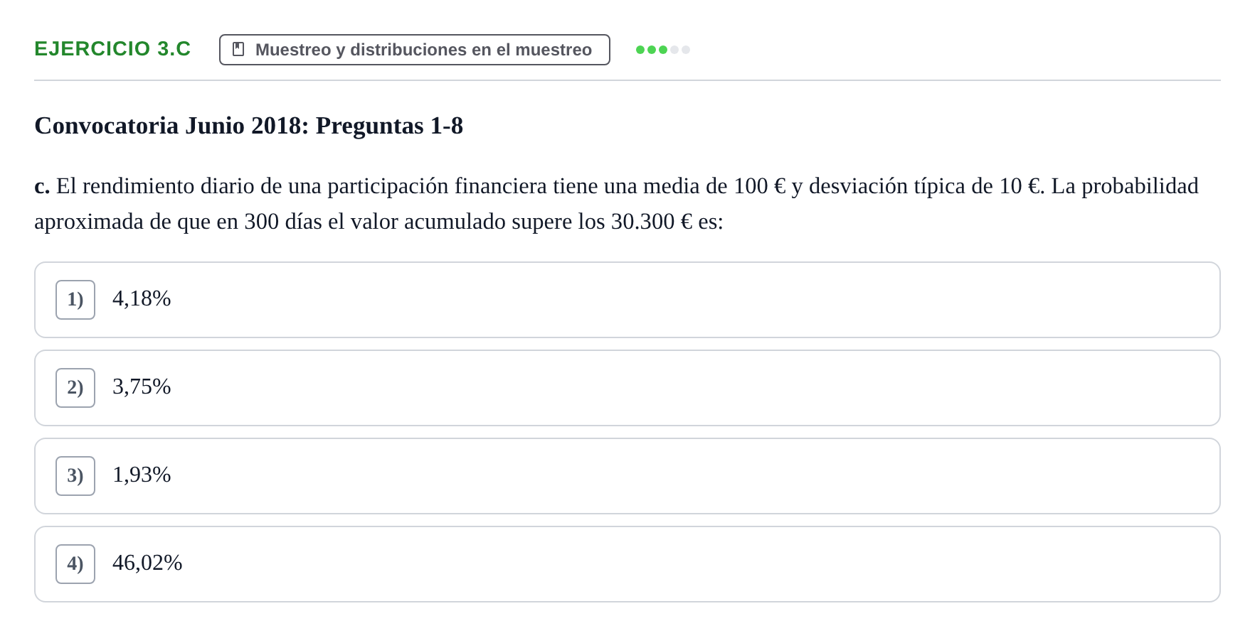 Enunciado: Ejercicio 3.c · Estadística II UB 2019