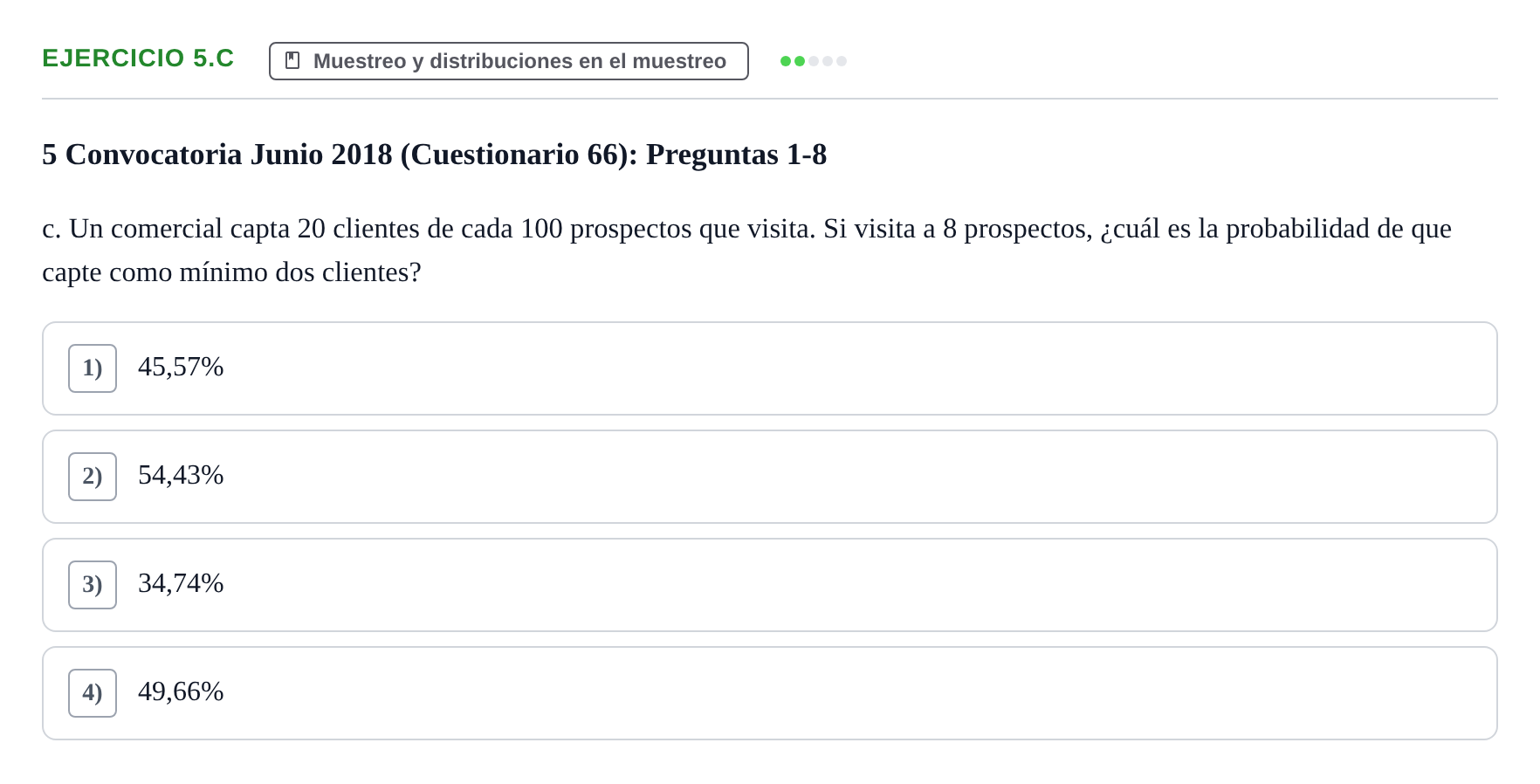 Enunciado: Ejercicio 5.c · Estadística II UB 2019