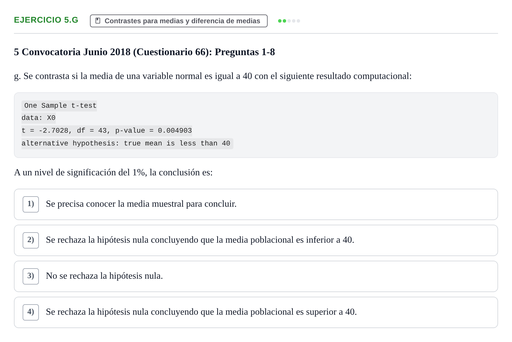 Enunciado: Ejercicio 5.g · Estadística II UB 2019