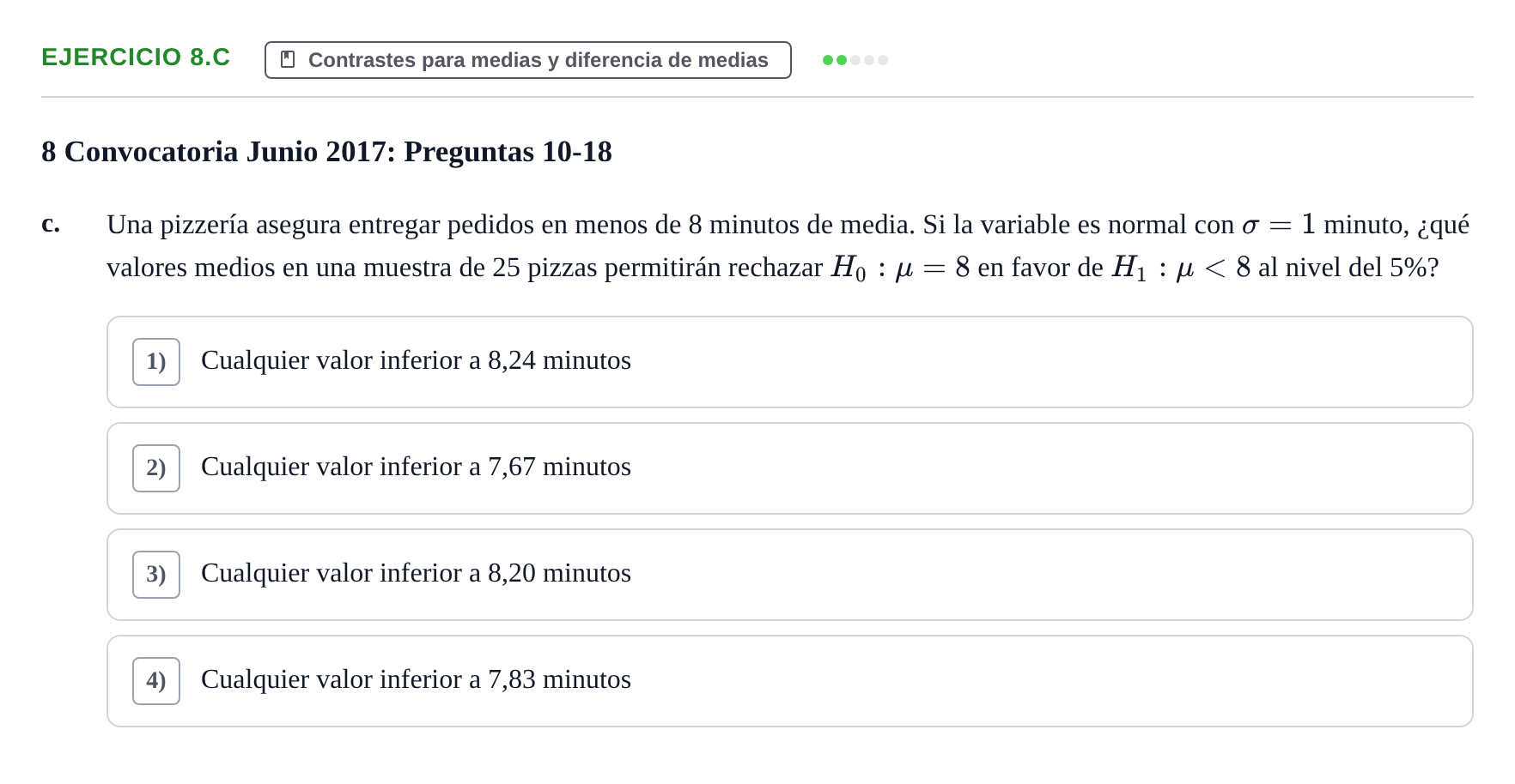 Enunciado: Ejercicio 8.c · Estadística II UB 2019