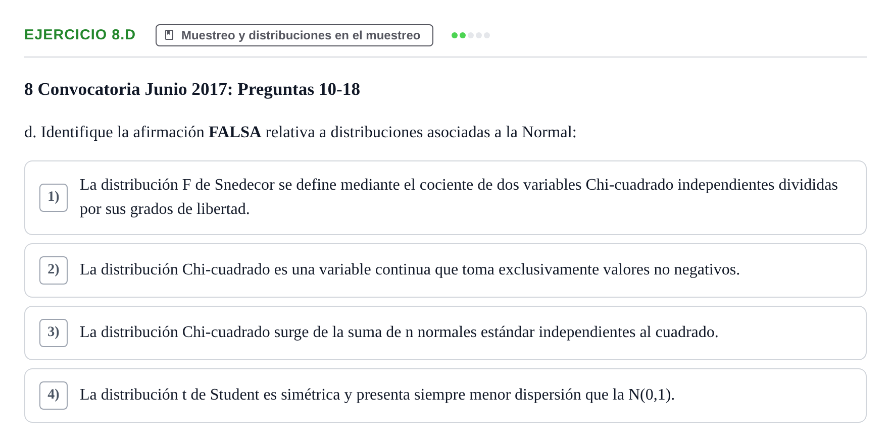 Enunciado: Ejercicio 8.d · Estadística II UB 2019