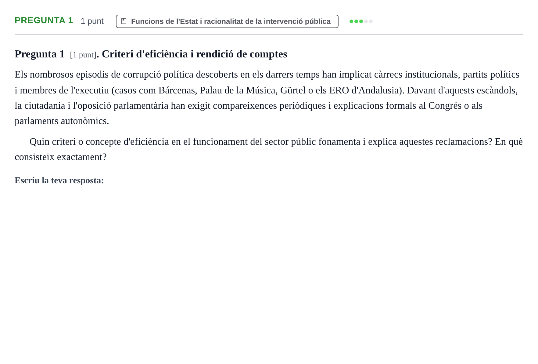 Enunciado: Pregunta 1 · Economia del Sector Públic UB 2014