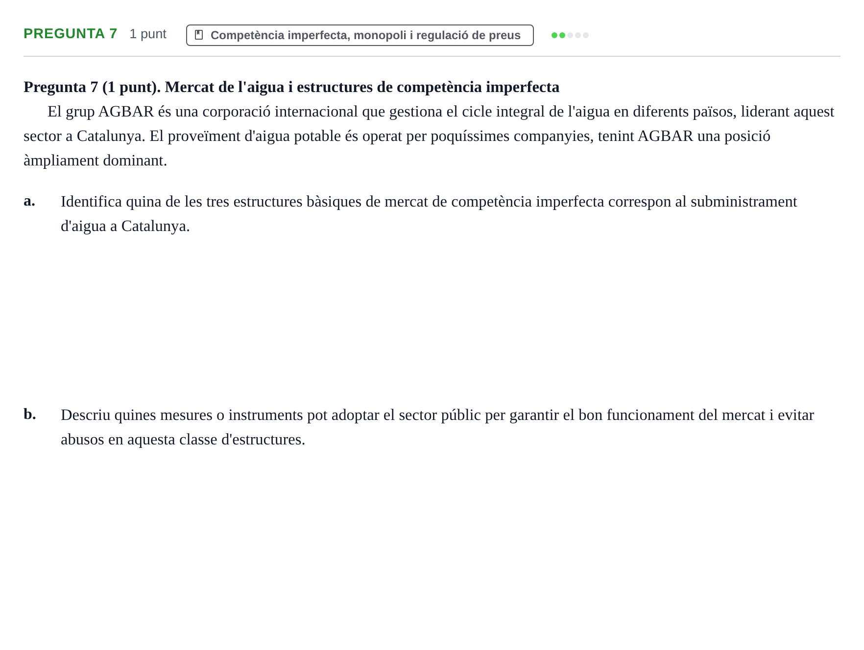 Enunciado: Pregunta 7 · Economia del Sector Públic UB 2014