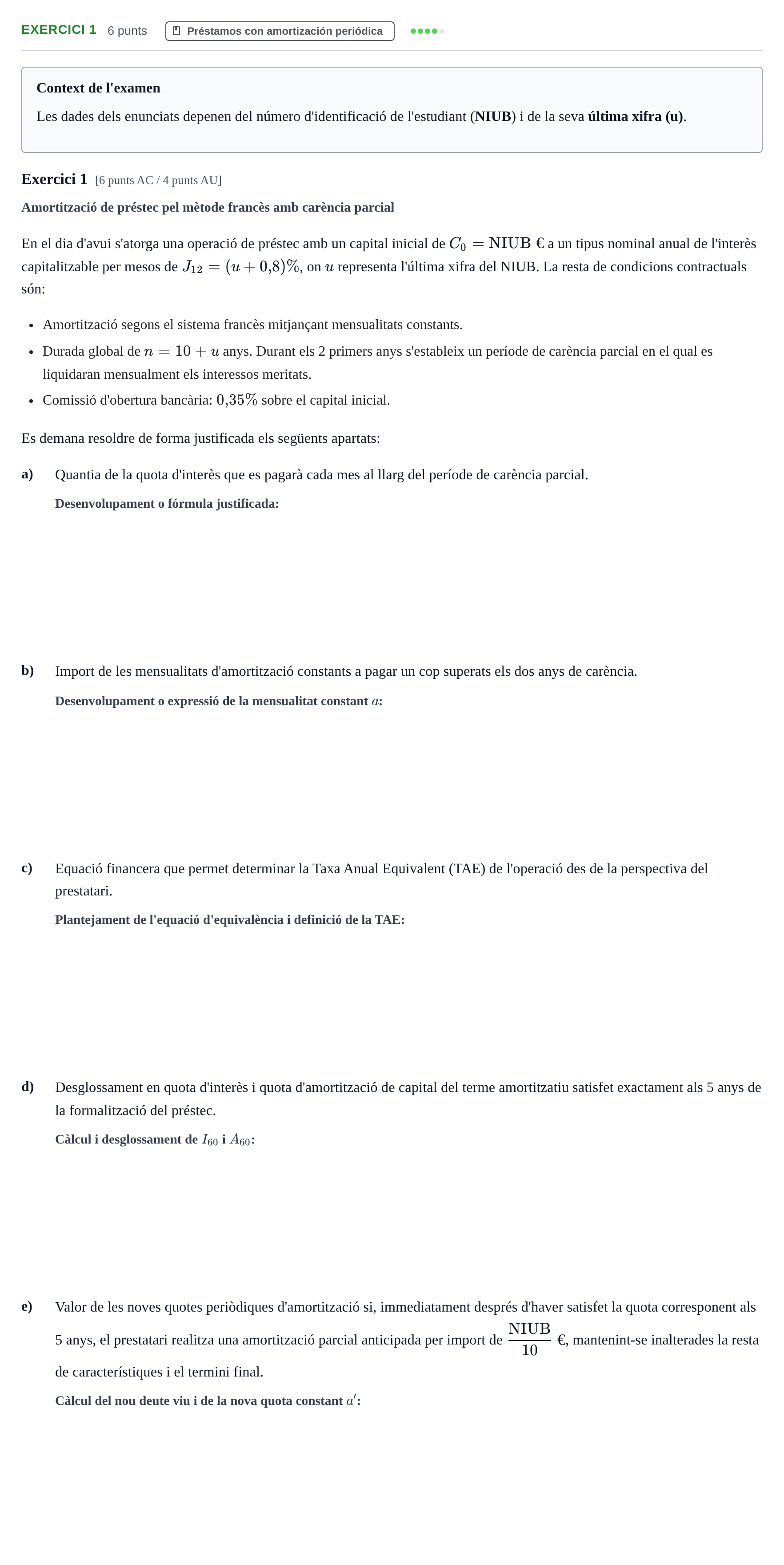 Enunciado: Exercici 1 · Matemàtica Financera UB 2019