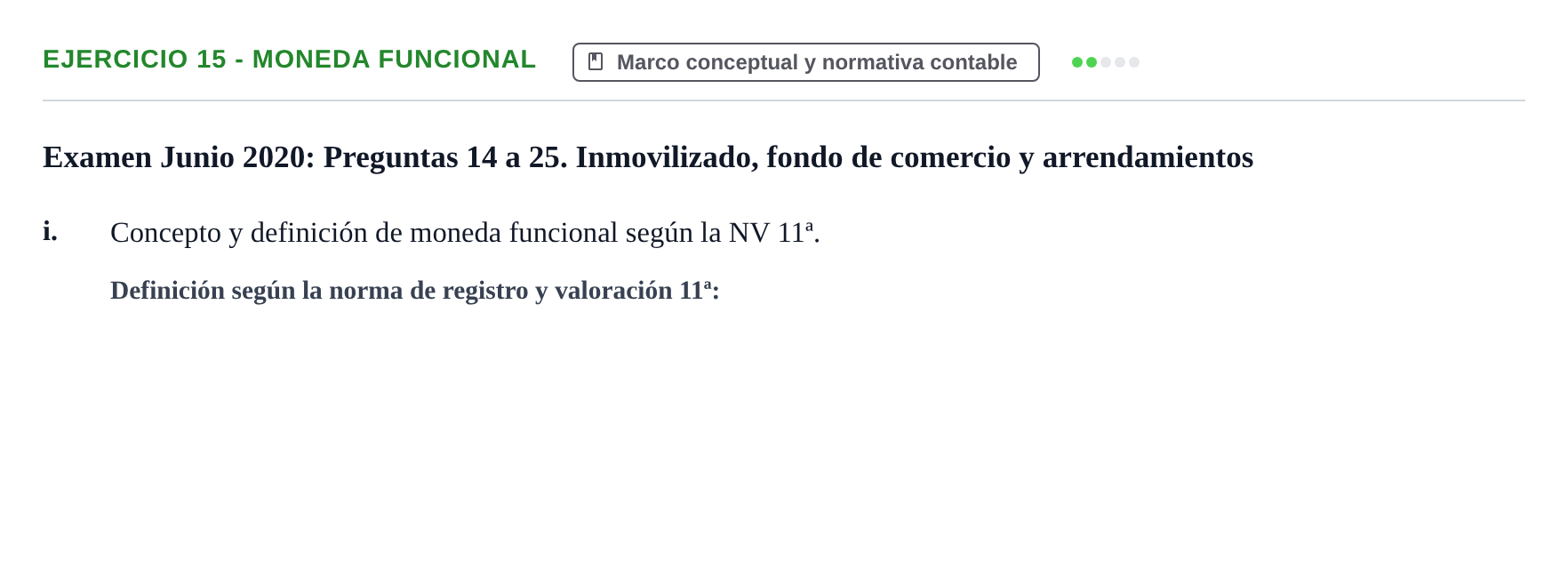 Enunciado: Ejercicio 15 - Moneda funcional · Comptabilitat II UB 2021