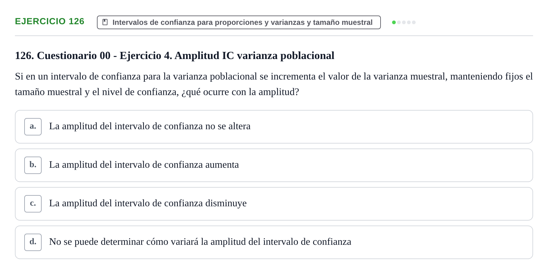 Enunciado: Problema 126 · Estadística II UB Colección de exámenes resueltos de Estadística II (Parte 1)