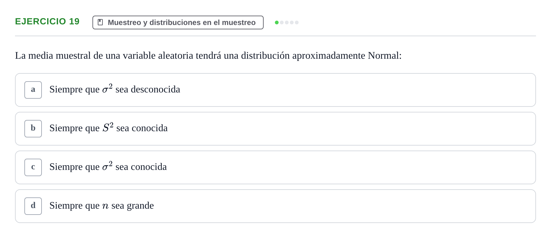 Enunciado: Problema 19 · Estadística II UB Colección de exámenes resueltos de Estadística II (Parte 1)