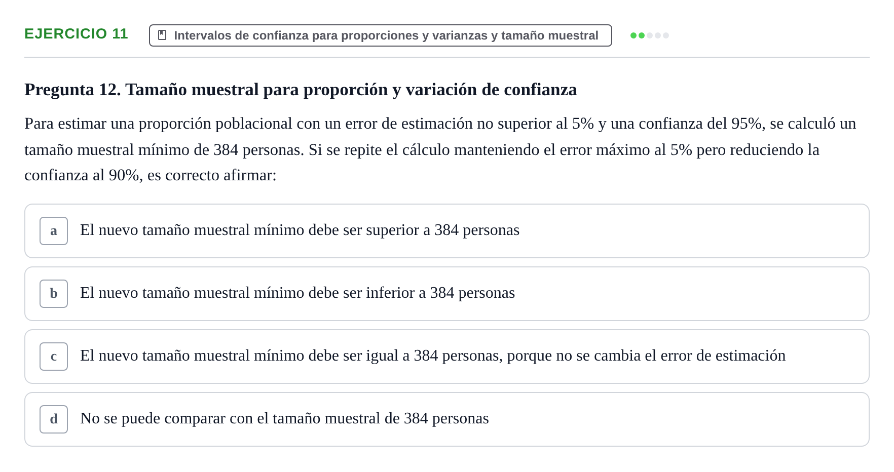 Enunciado: Problema 11 · Estadística II UB Colección de exámenes resueltos de Estadística II (Parte 1)