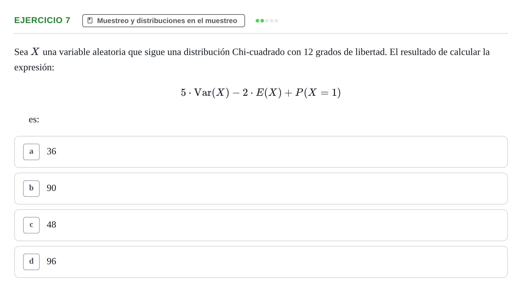 Enunciado: Problema 7 · Estadística II UB Colección de exámenes resueltos de Estadística II (Parte 1)