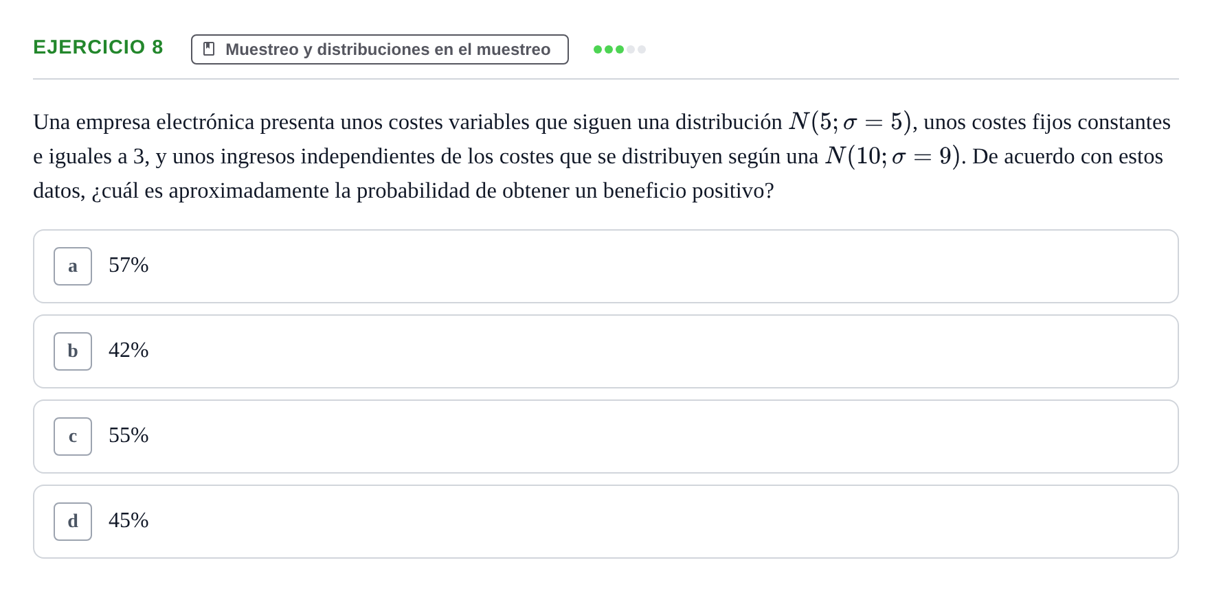 Enunciado: Problema 8 · Estadística II UB Colección de exámenes resueltos de Estadística II (Parte 1)