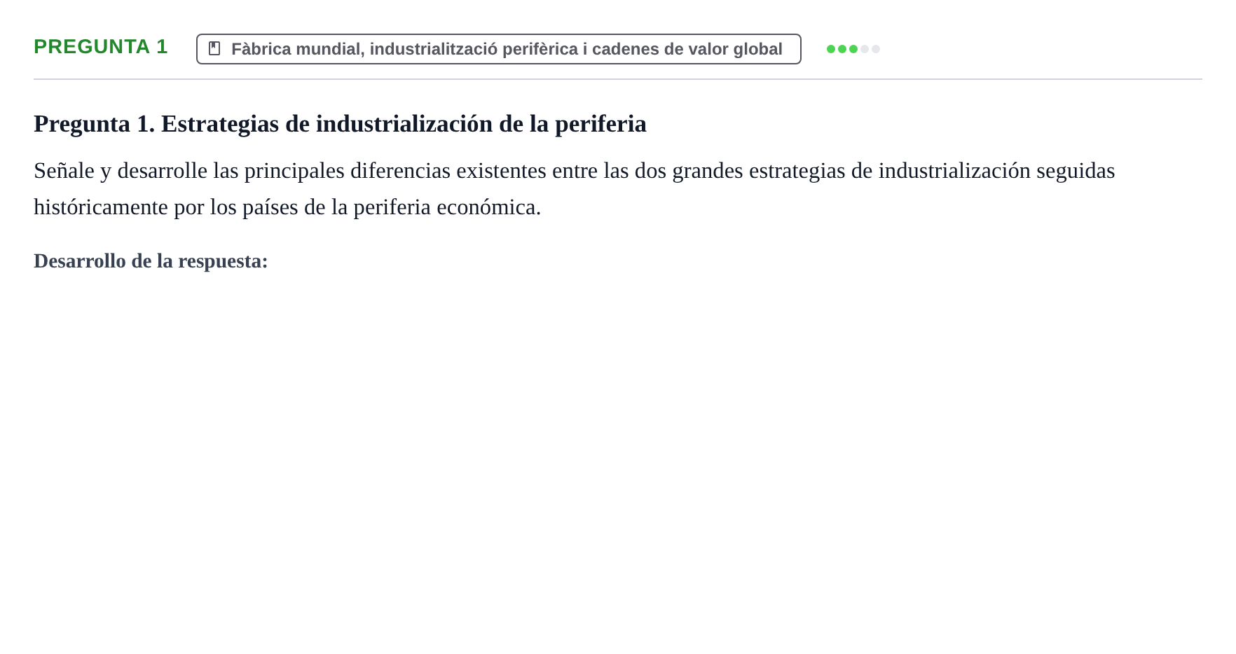 Enunciado: Pregunta 1 · Entorn Econòmic Mundial UB 2014