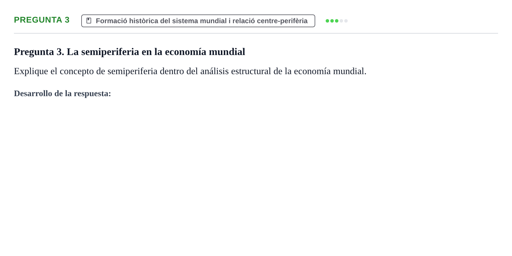 Enunciado: Pregunta 3 · Entorn Econòmic Mundial UB 2014