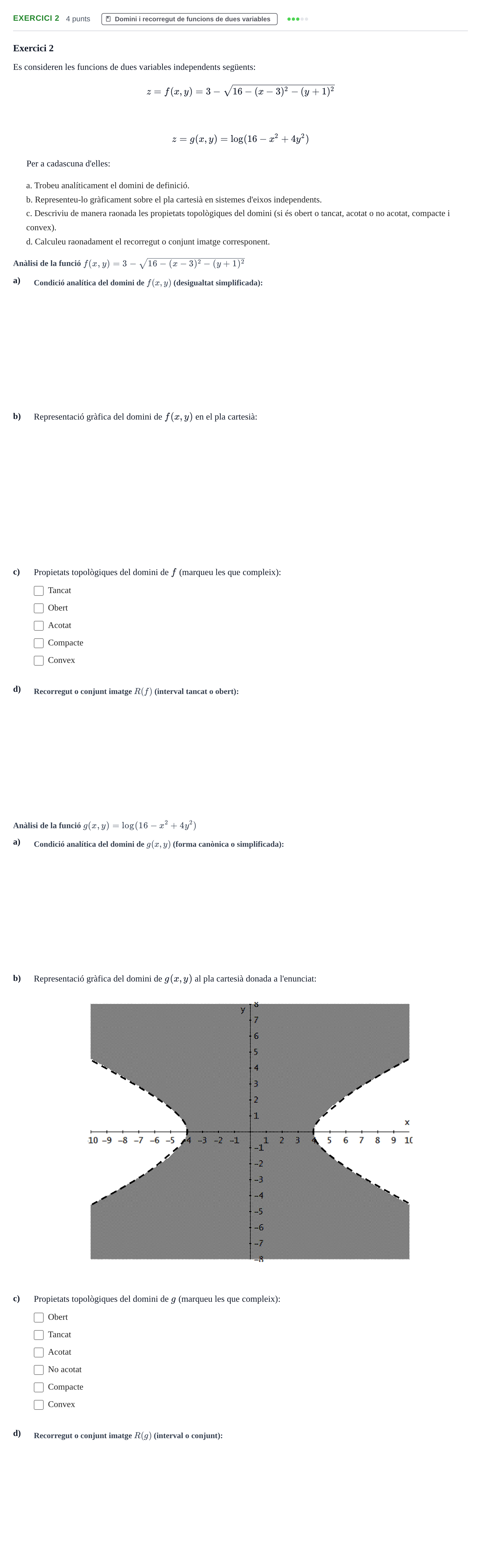 Enunciado: Problema 2 · Matemáticas II UB 2020