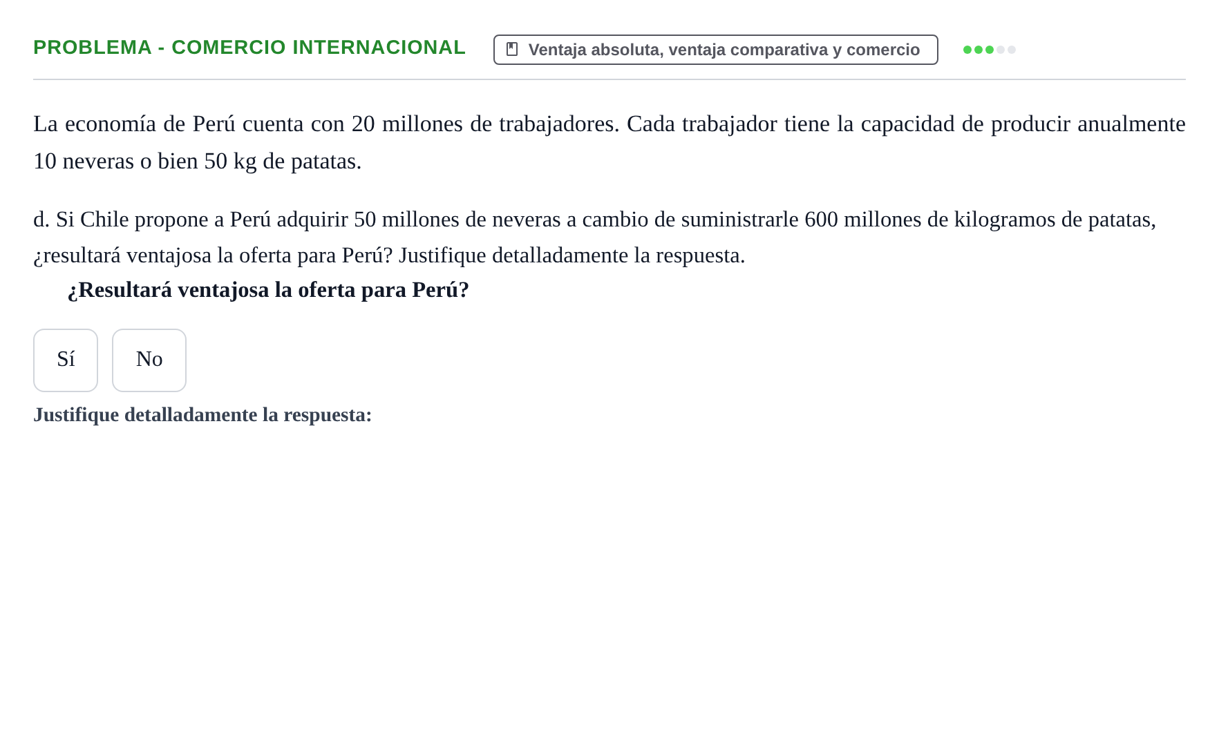 Enunciado: Problema - Comercio internacional · Introducción a la Economía UB 2021