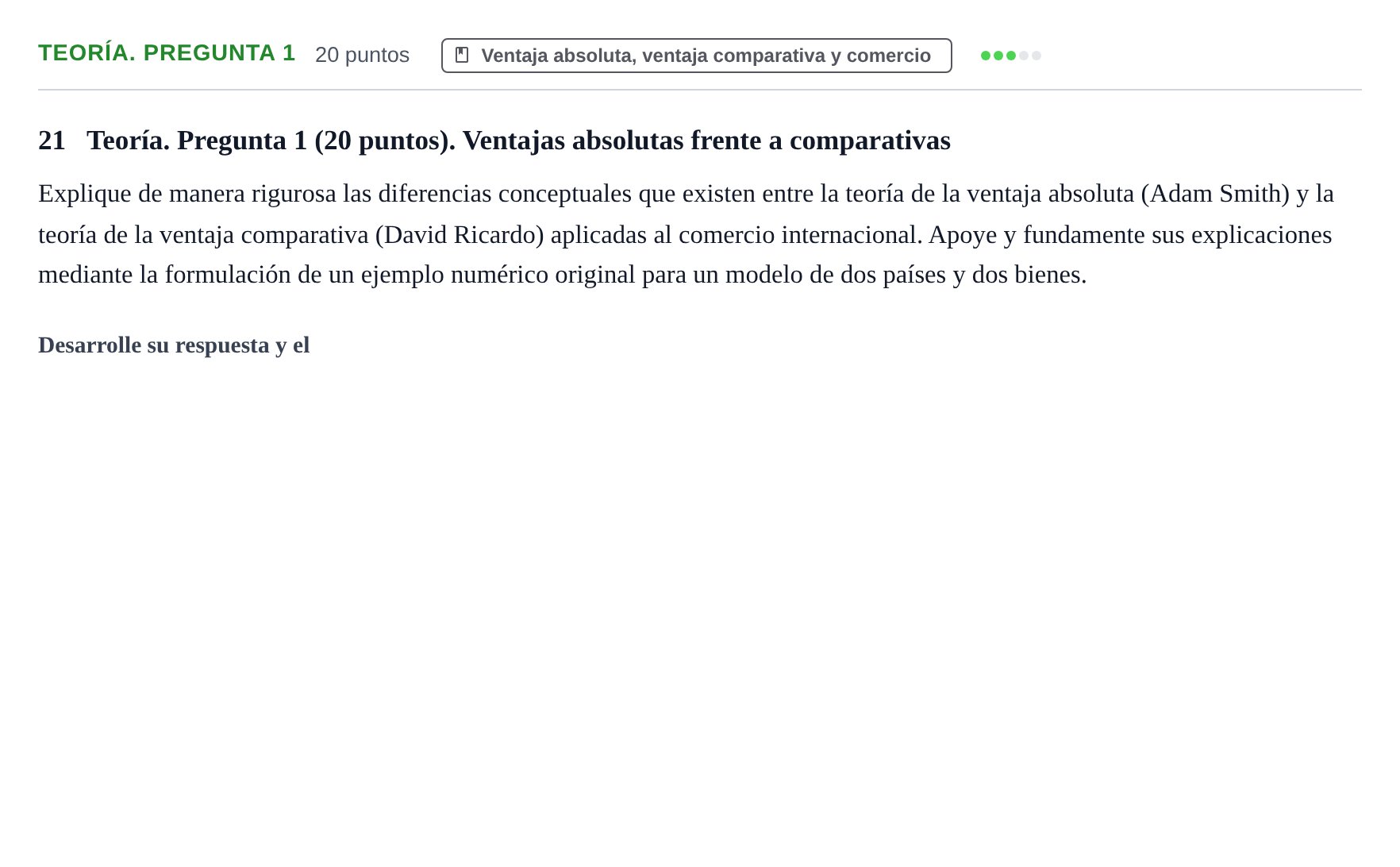 Enunciado: Ejercicio Teoría. Pregunta 1 · Introducción a la Economía UB 2022