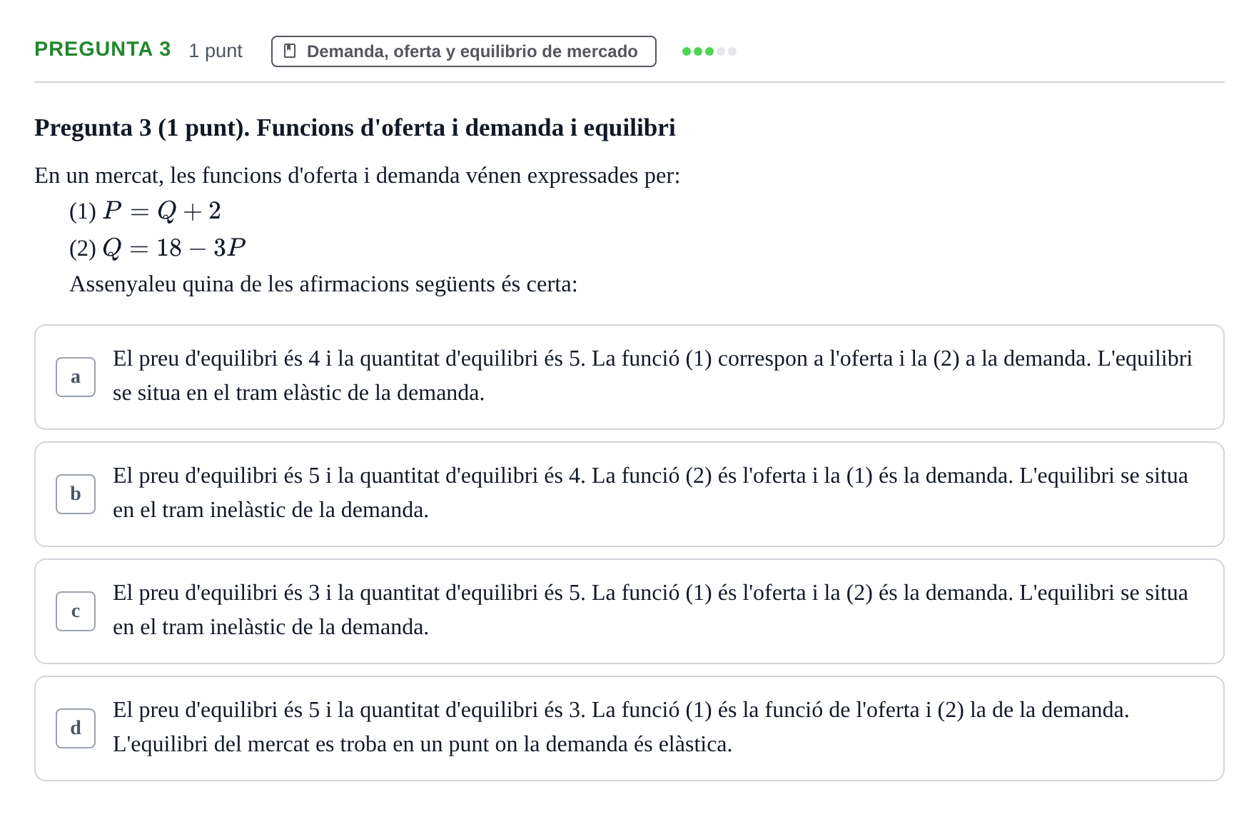 Enunciado: Pregunta 3 · Introducción a la Economía UB Exemples