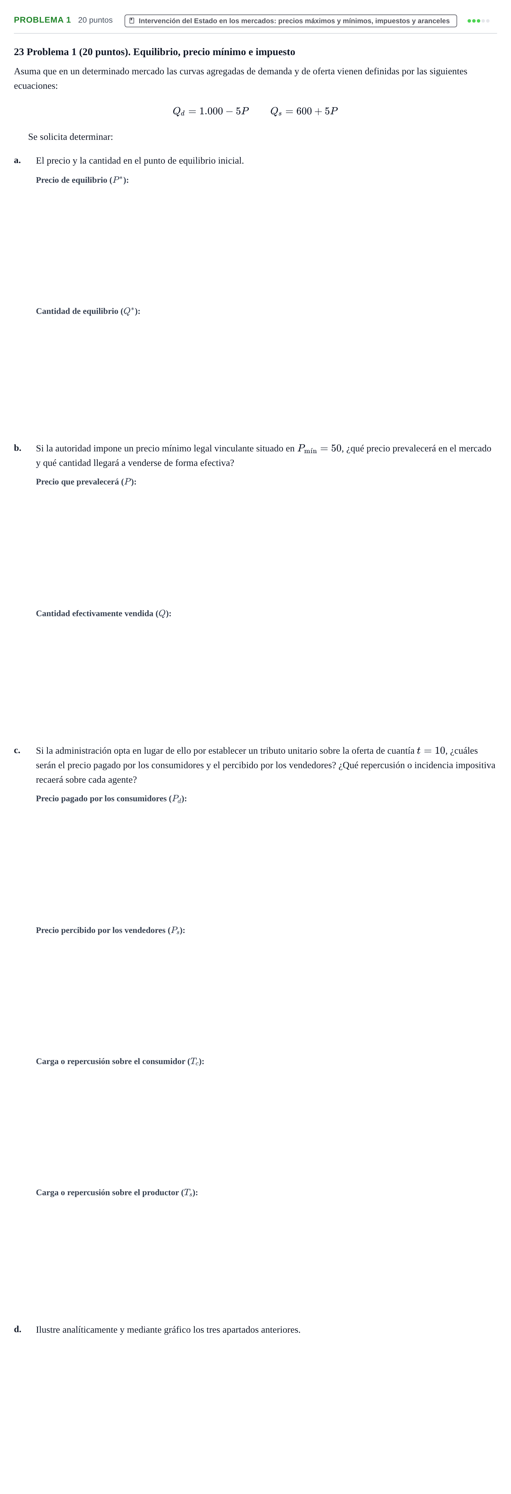 Enunciado: Problema 1 · Introducción a la Economía UB 2022