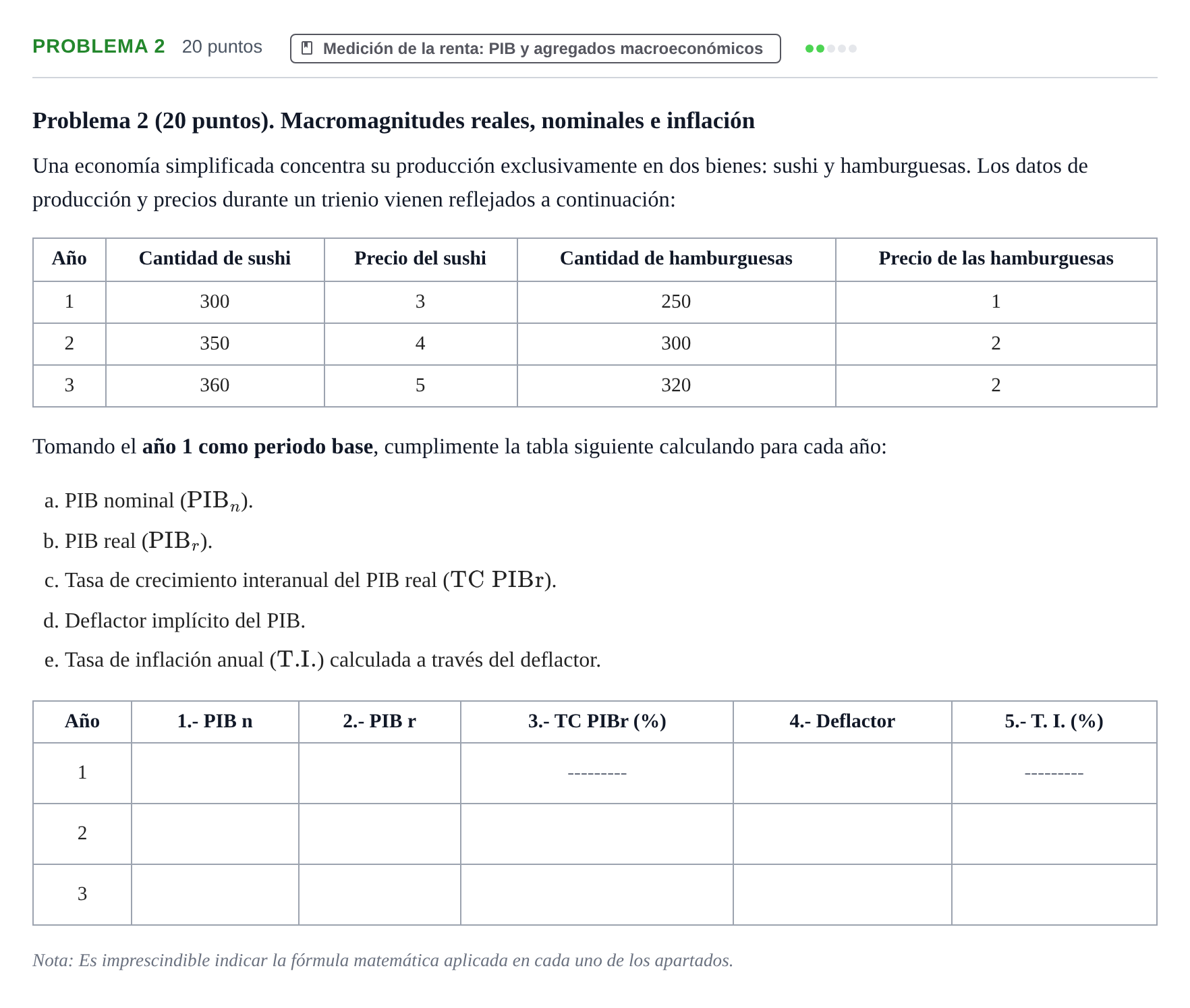Enunciado: Problema 2 · Introducción a la Economía UB 2022