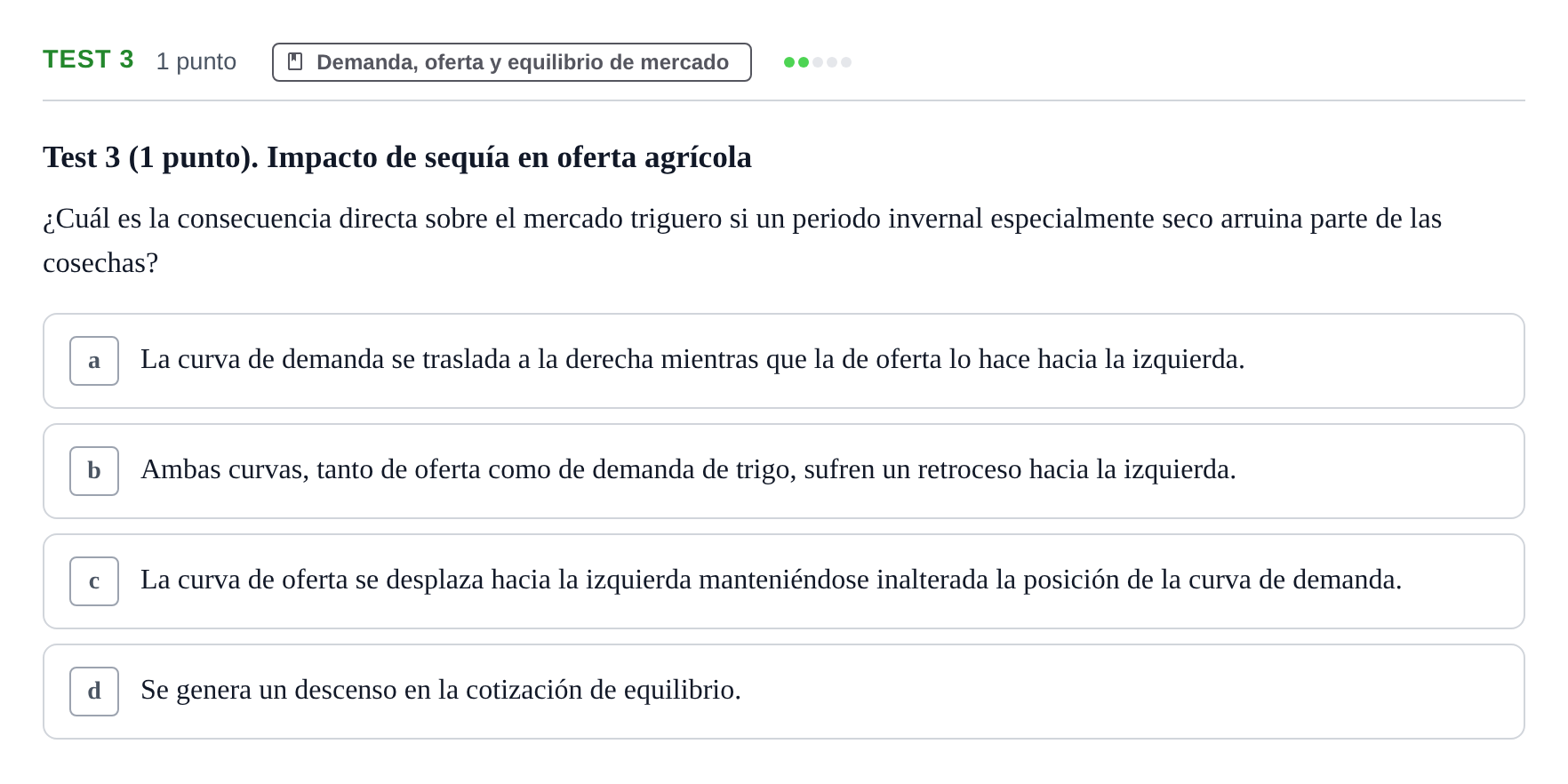 Enunciado: Ejercicio Test 3 · Introducción a la Economía UB 2022