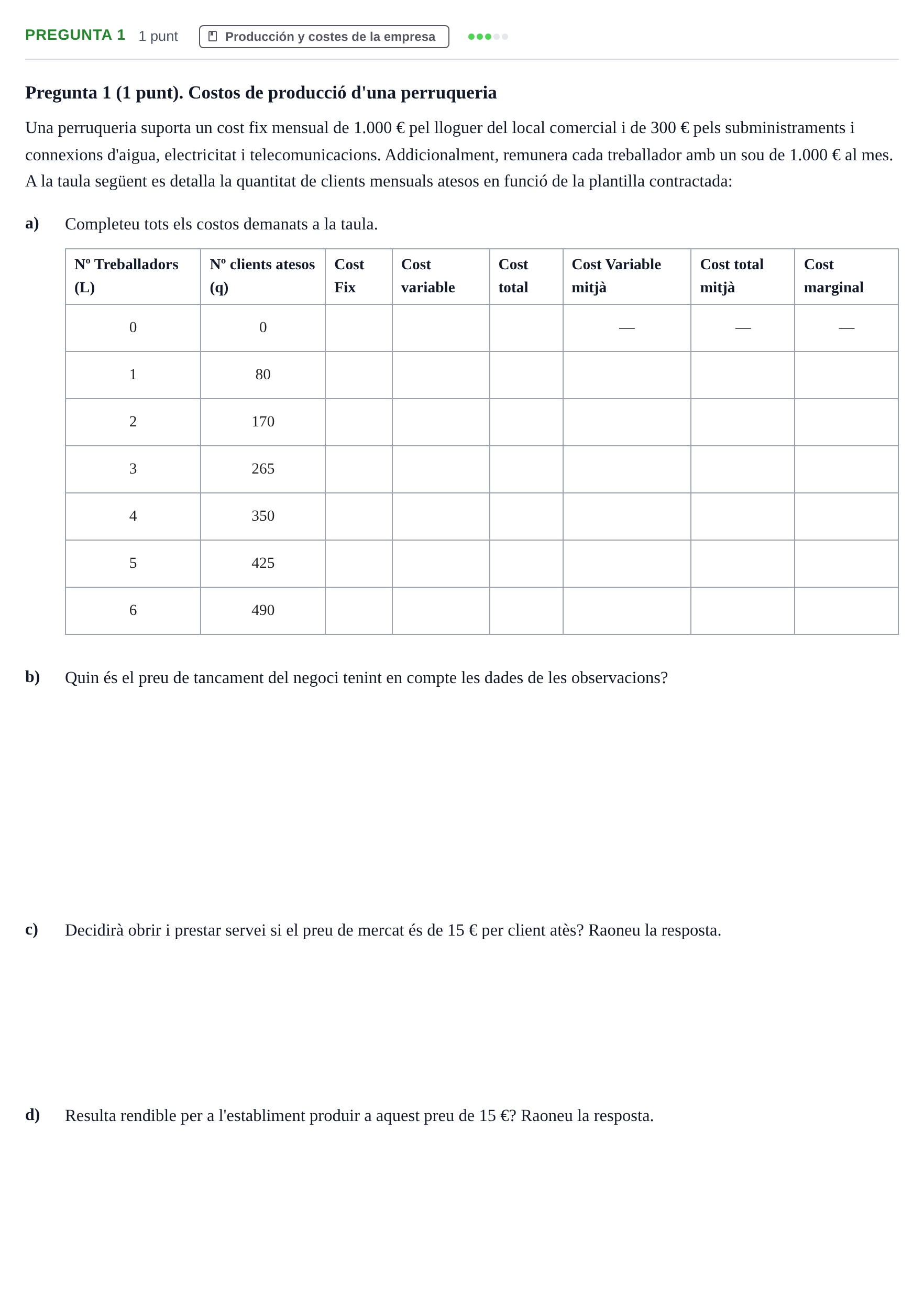 Enunciado: Pregunta 1 · Introducción a la Economía UB 2019