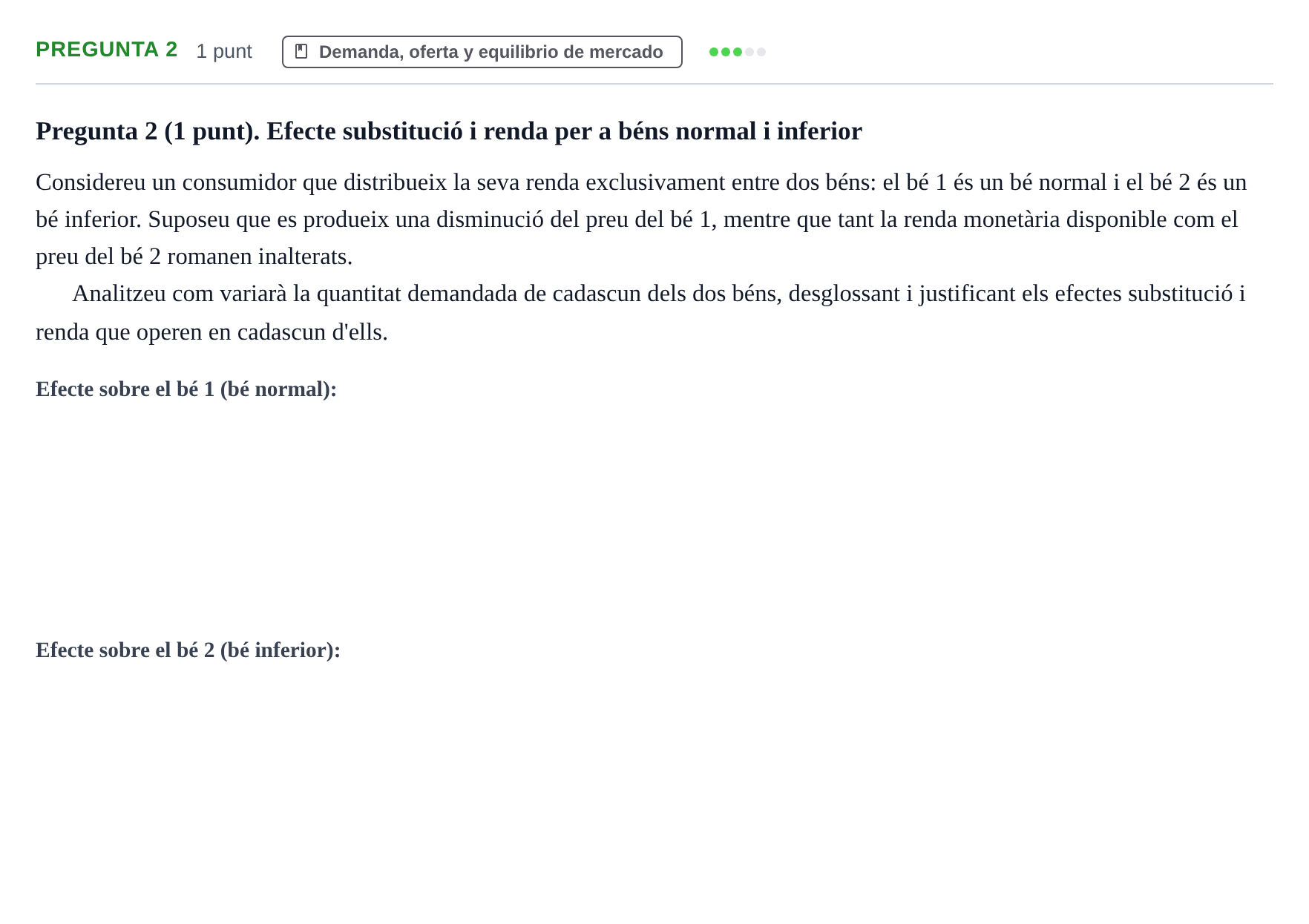 Enunciado: Pregunta 2 · Introducción a la Economía UB 2019