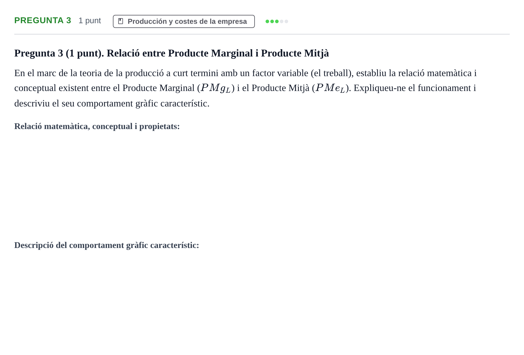 Enunciado: Pregunta 3 · Introducción a la Economía UB 2019