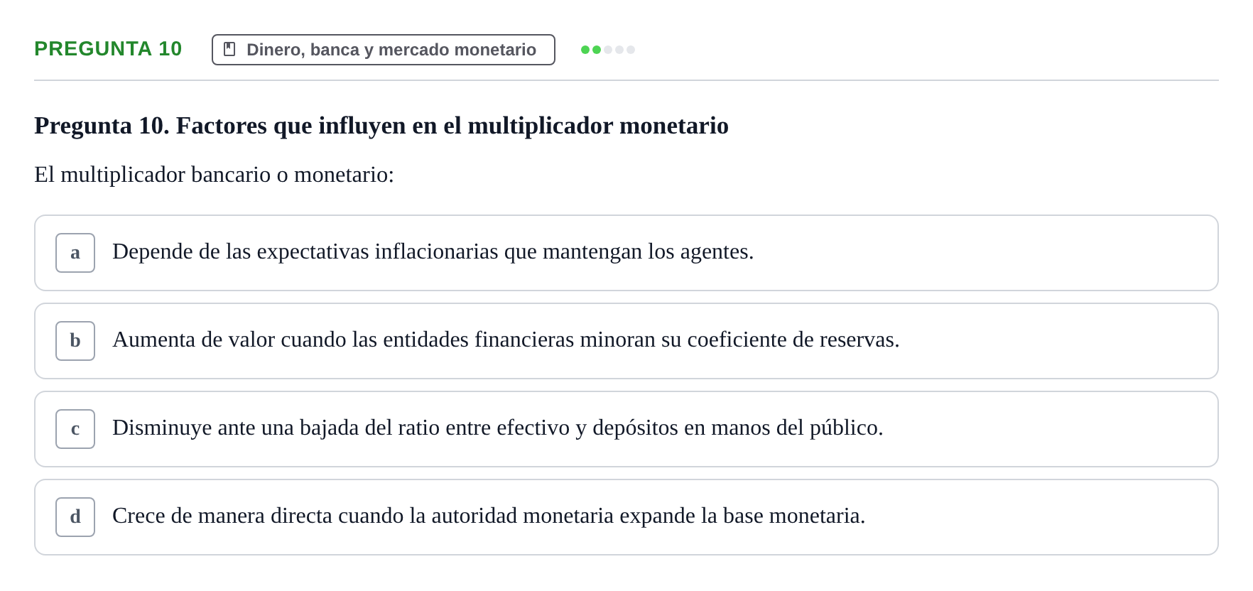 Enunciado: Pregunta 10 · Macroeconomía I UB 2020