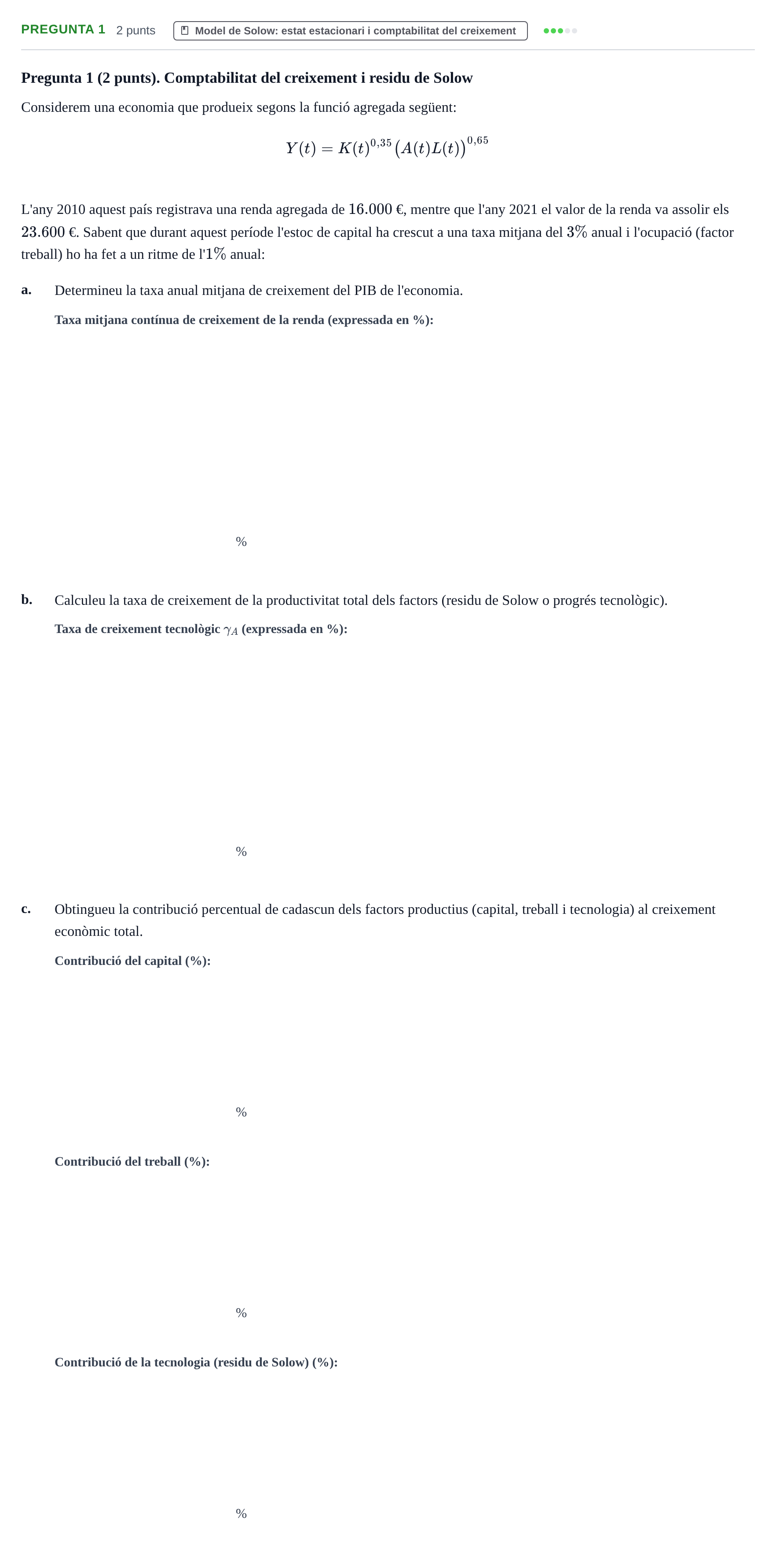 Enunciado: Pregunta 1 · Macroeconomía II UB 2021